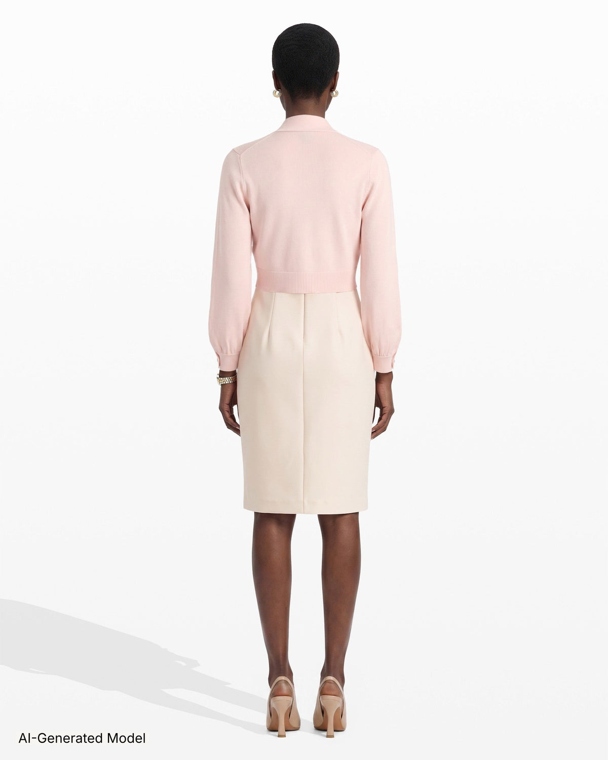 AI-generated model — Anne Klein