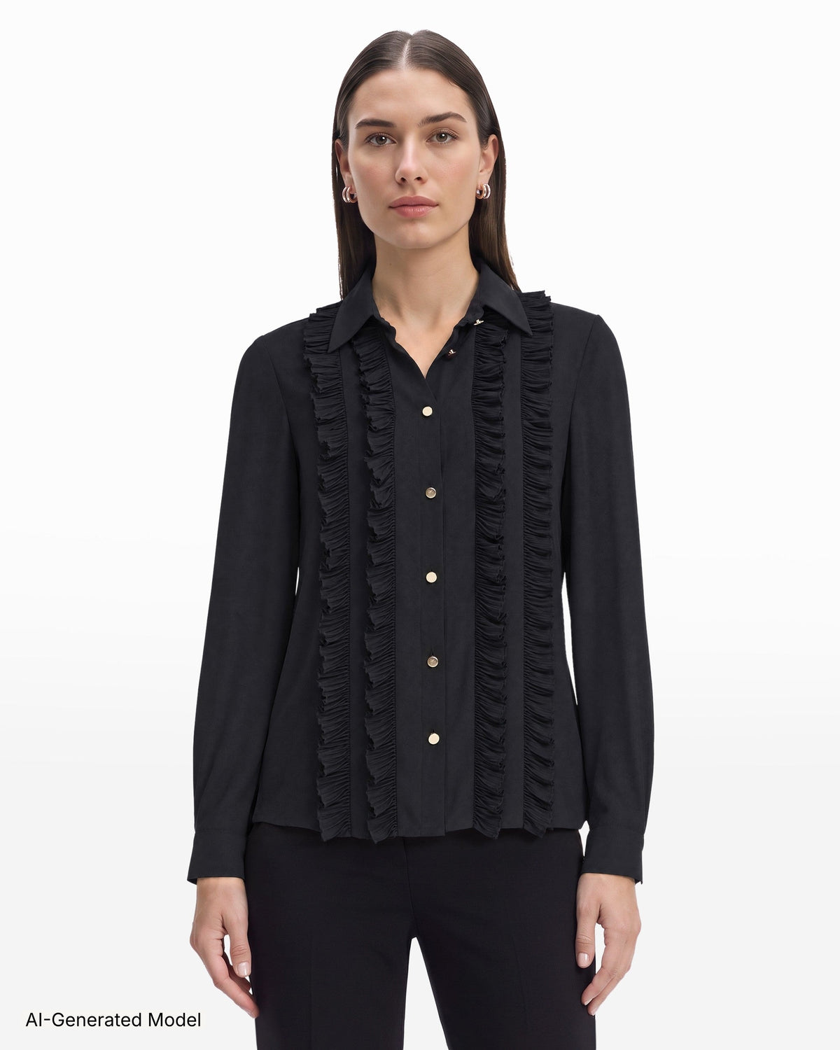 AI-generated model — Anne Klein