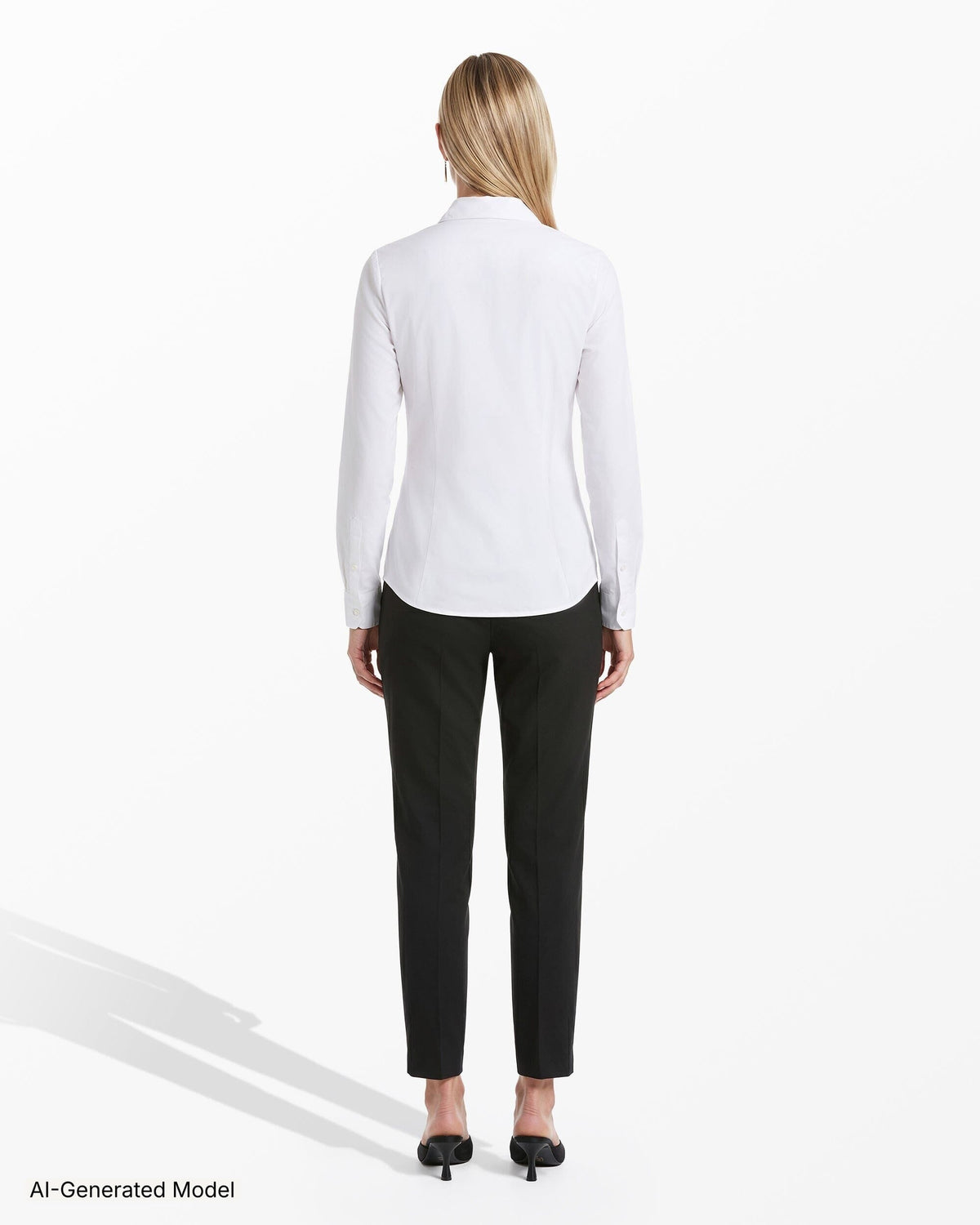 Anne Klein Long Sleeve Button Front Top
