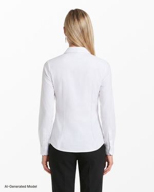Long Sleeve Button Front Top Clothing Kasper