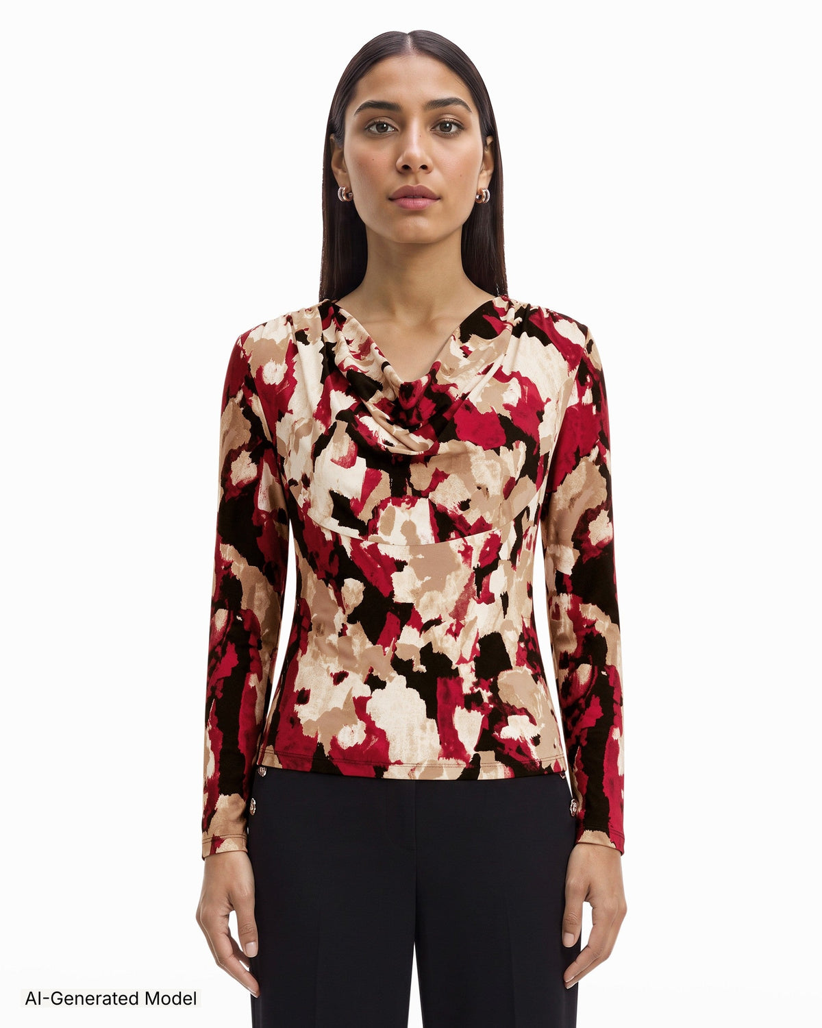 AI-generated model — Anne Klein