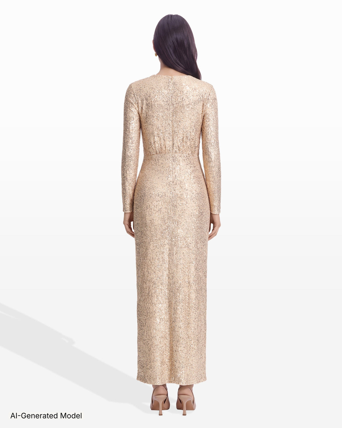 AI-generated model — Anne Klein