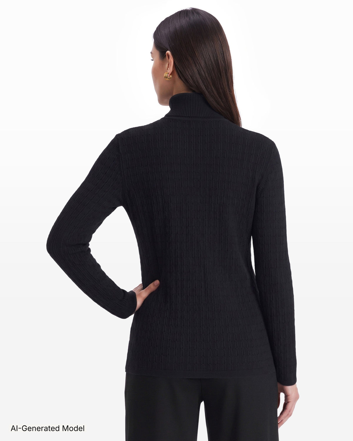 AI-generated model — Anne Klein