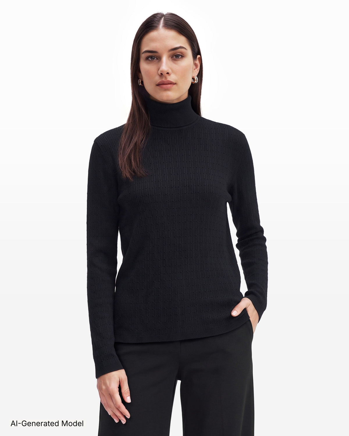 AI-generated model — Anne Klein