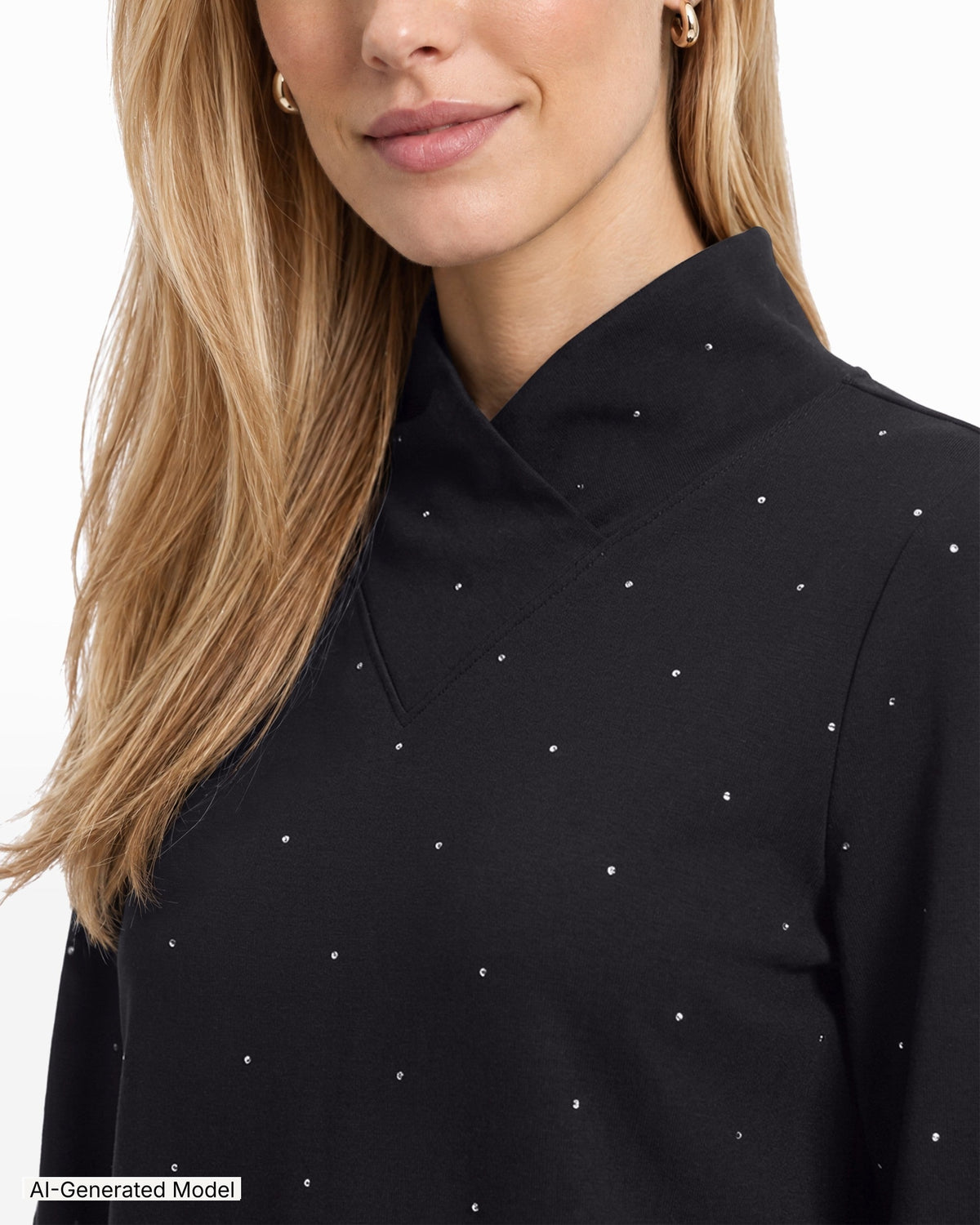AI-generated model — Anne Klein