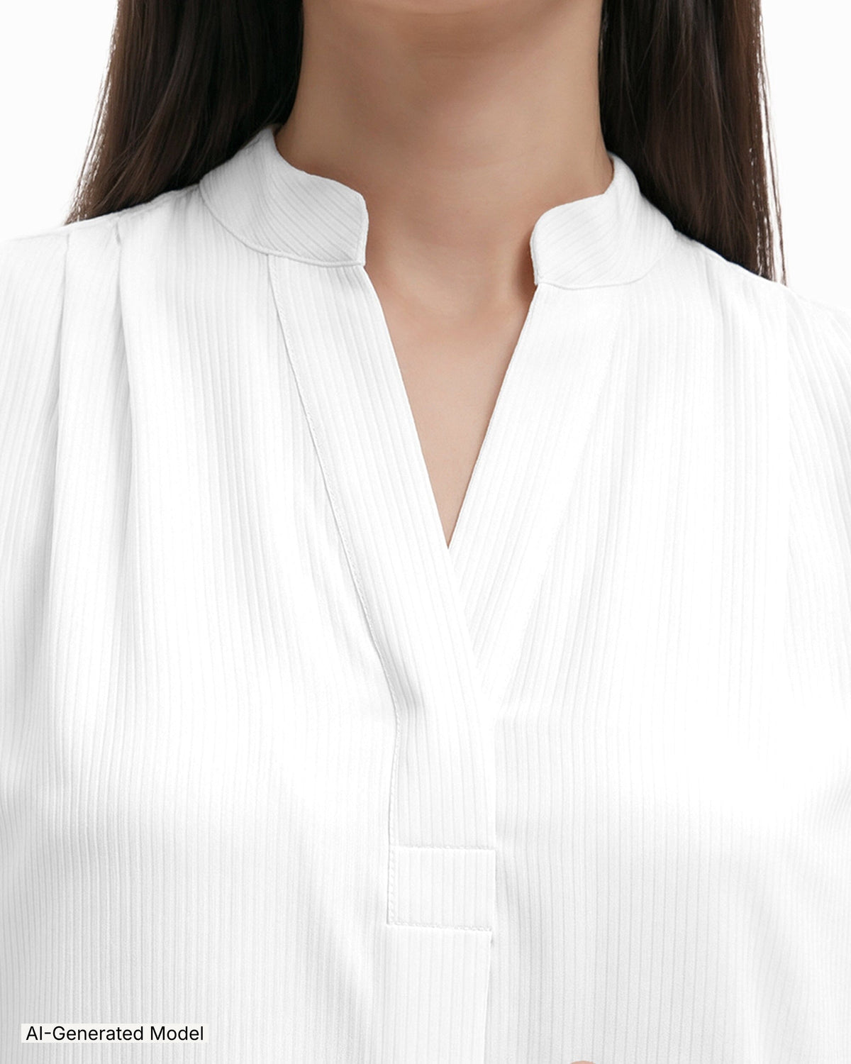 AI-generated model — Anne Klein