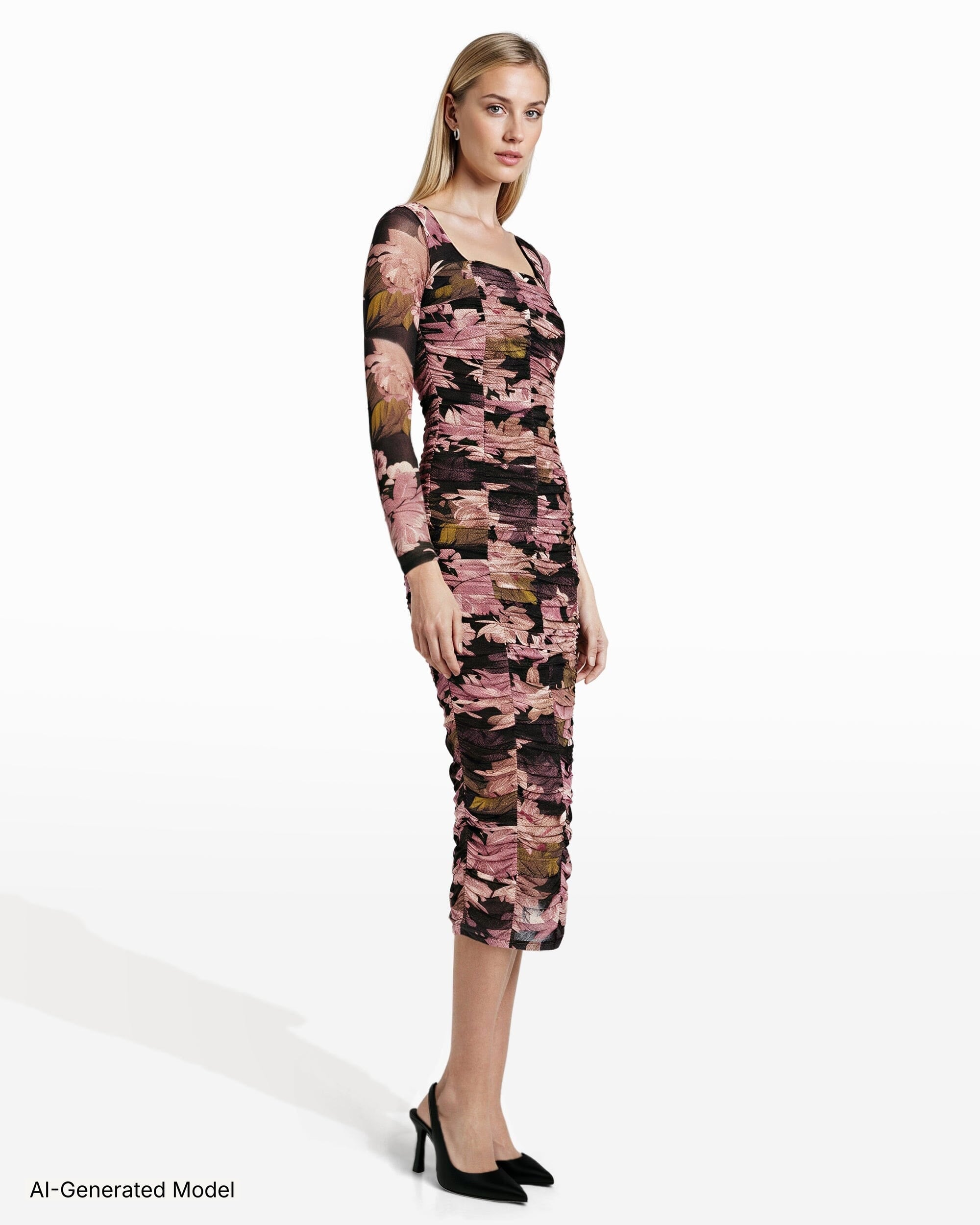 AI-generated model — Anne Klein