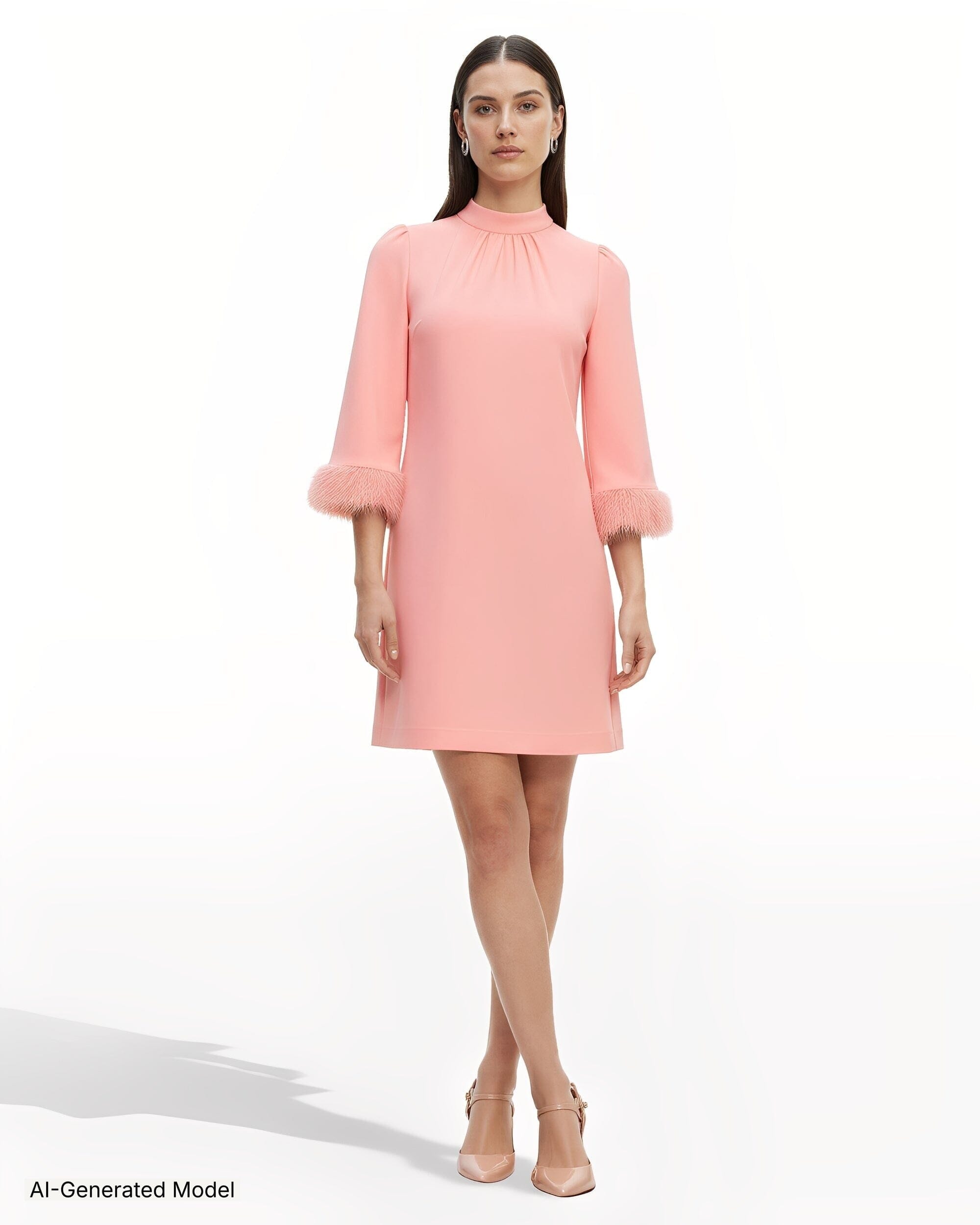 Open Back Shift Dress Clothing Kasper
