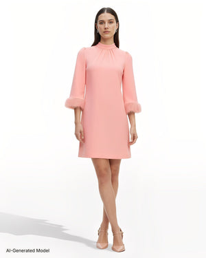 Open Back Shift Dress Clothing Kasper