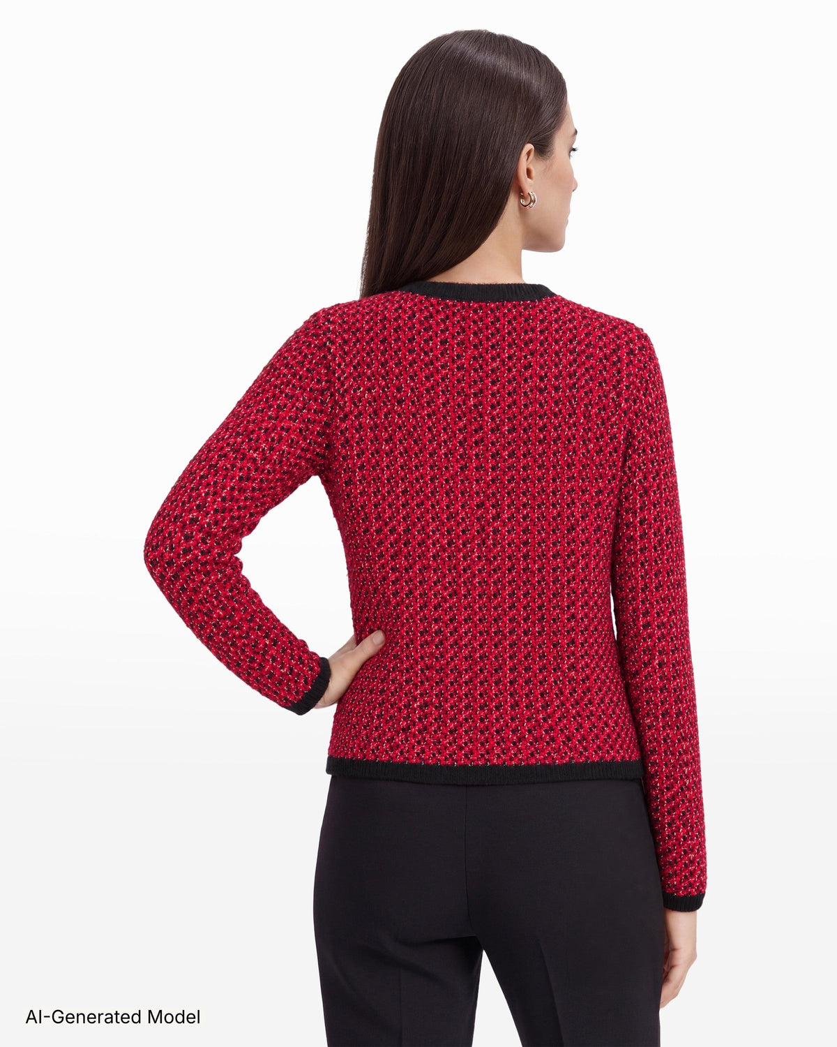 AI-generated model — Anne Klein