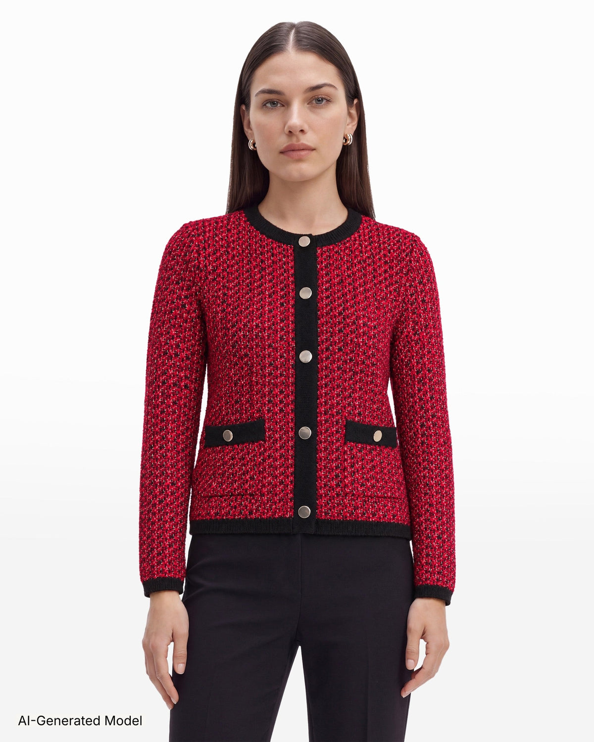 AI-generated model — Anne Klein