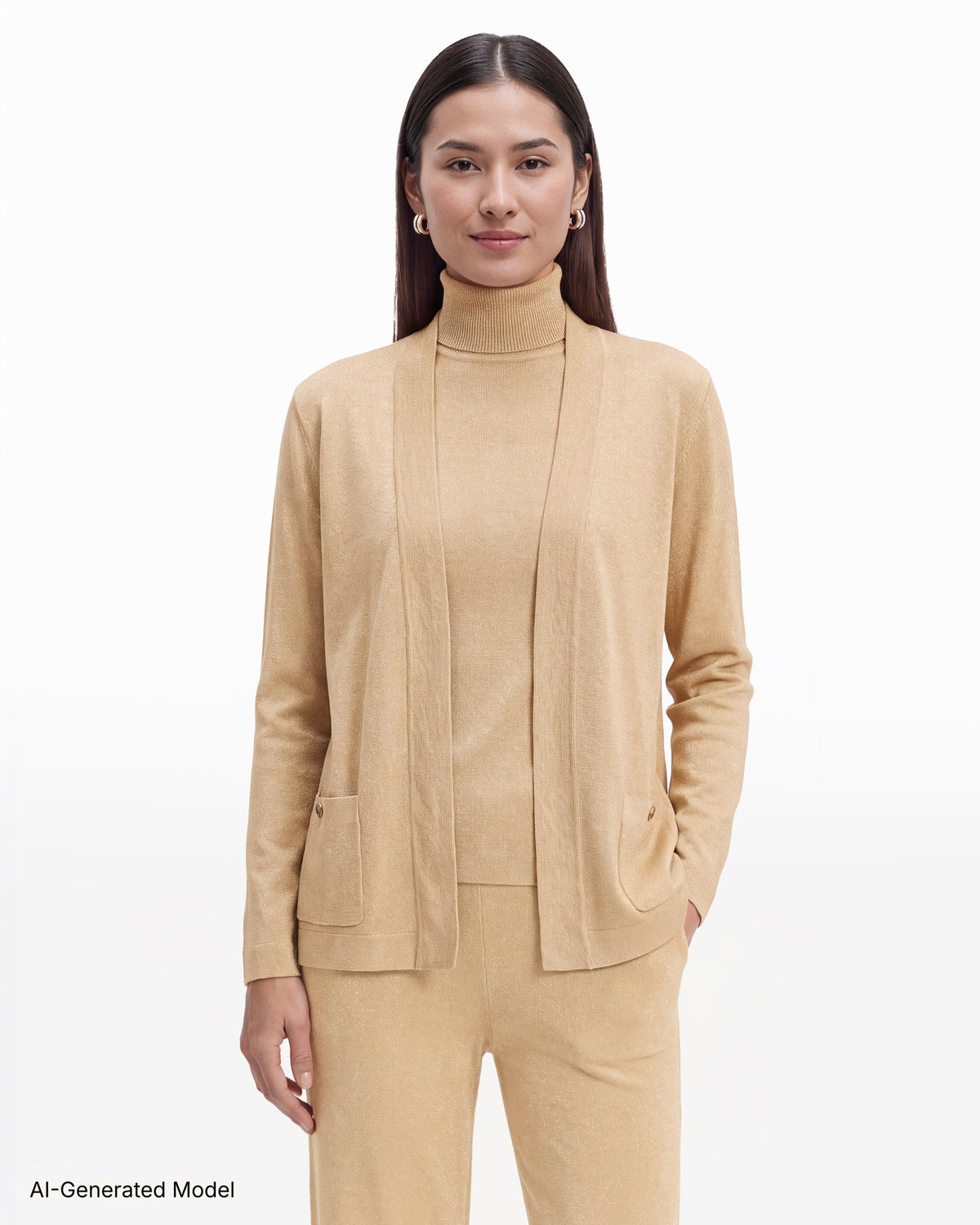 AI-generated model — Anne Klein