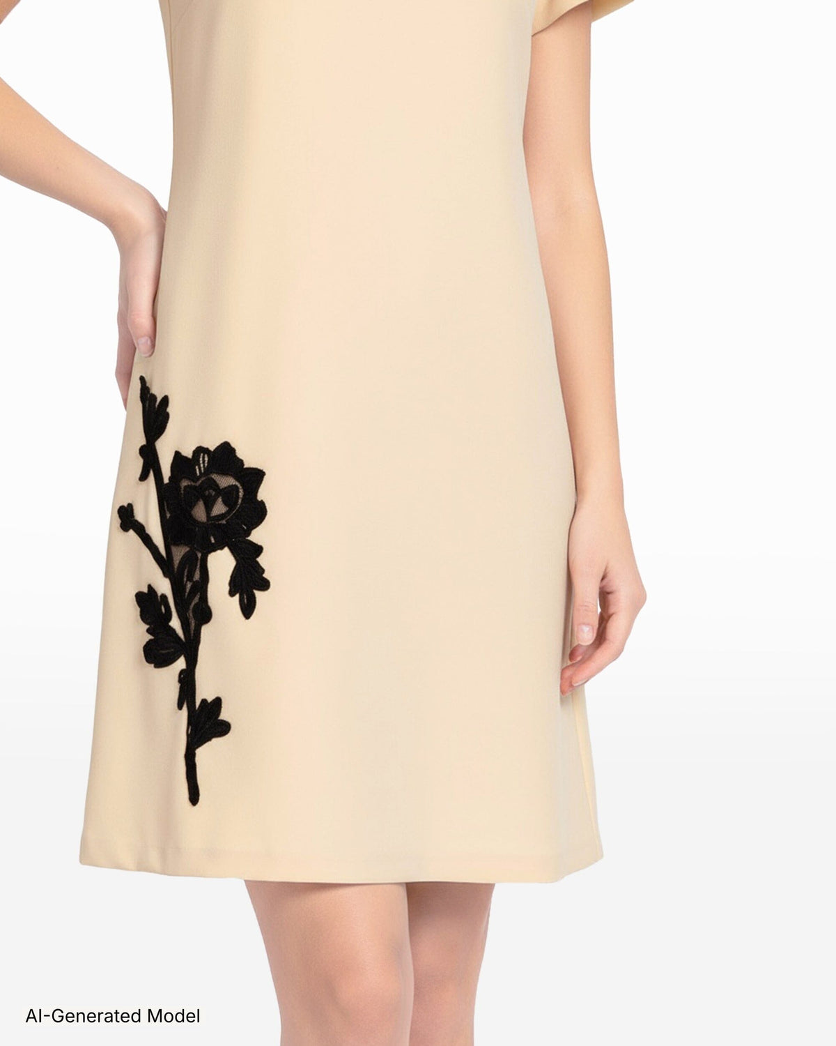 Anne Klein Petite Mock Neck Shift Dress