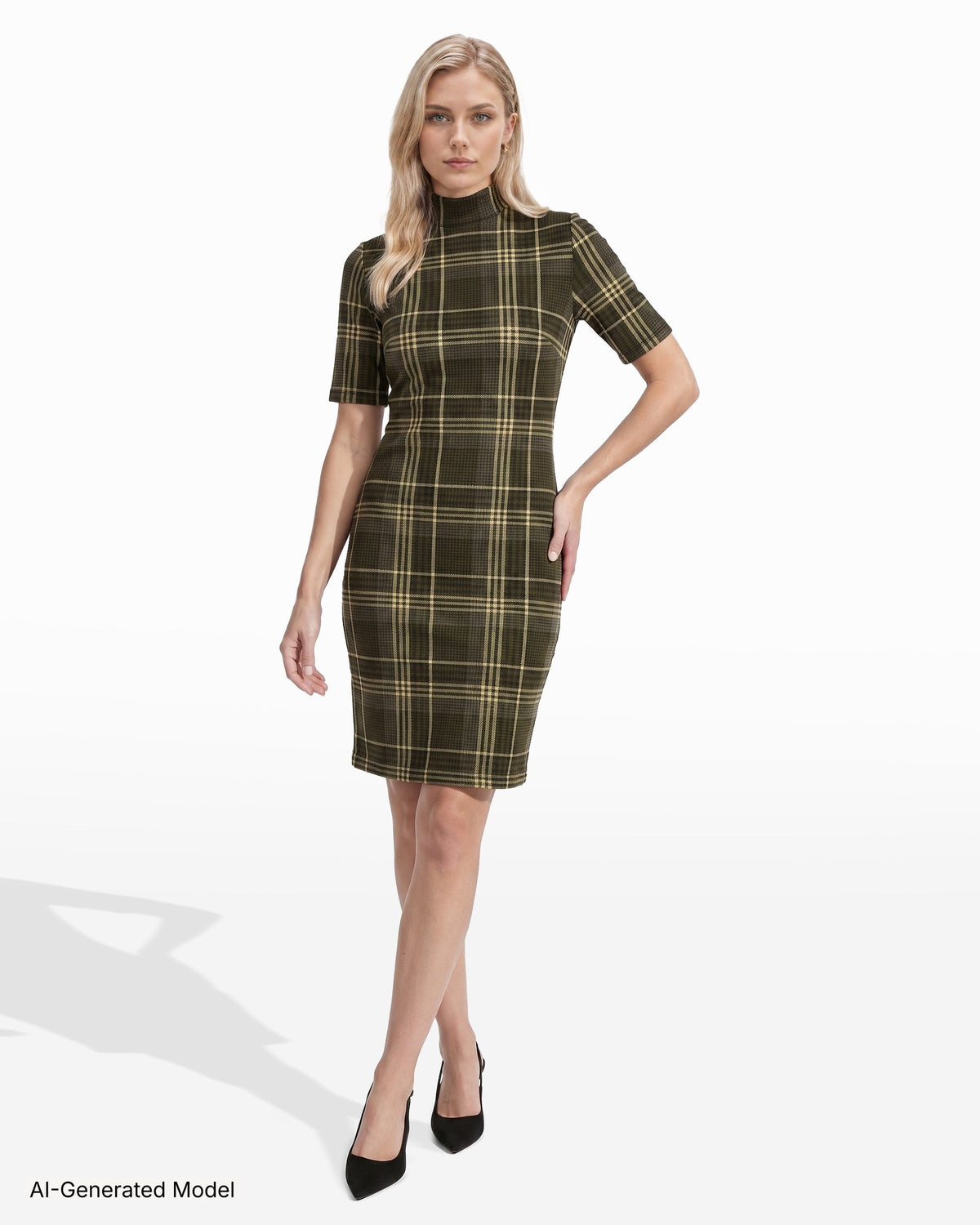 AI-generated model — Anne Klein