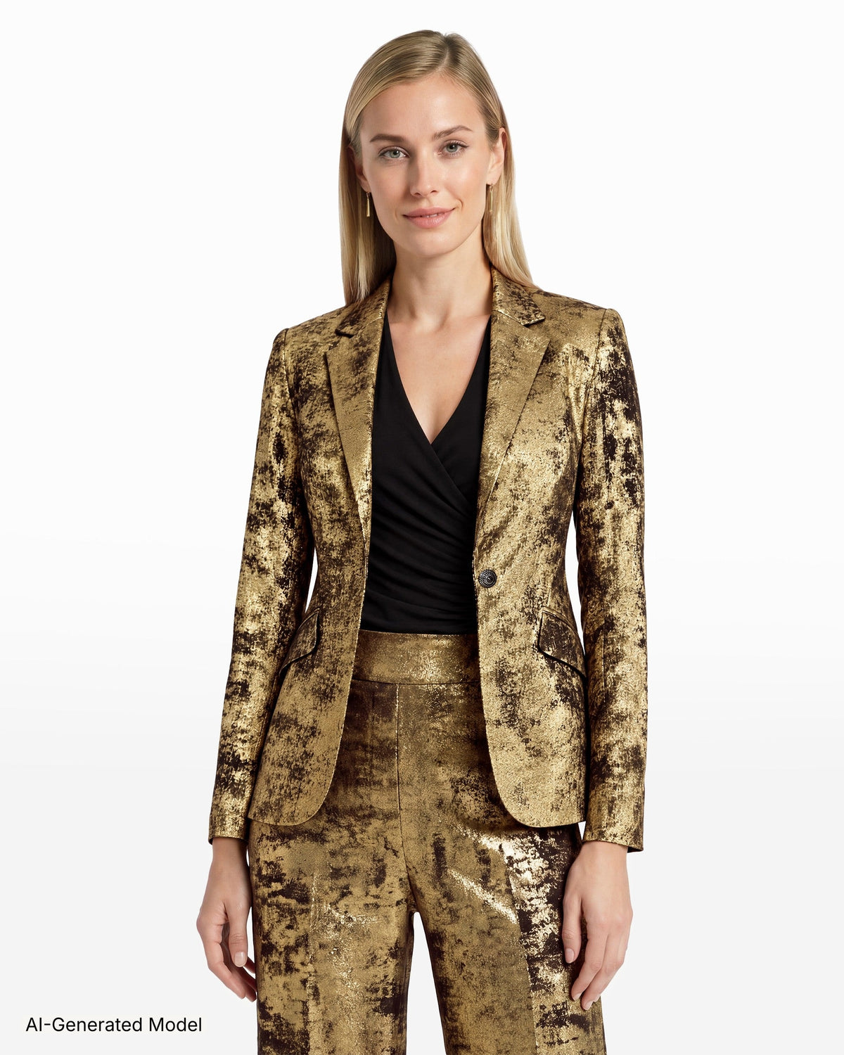 AI-generated model — Anne Klein