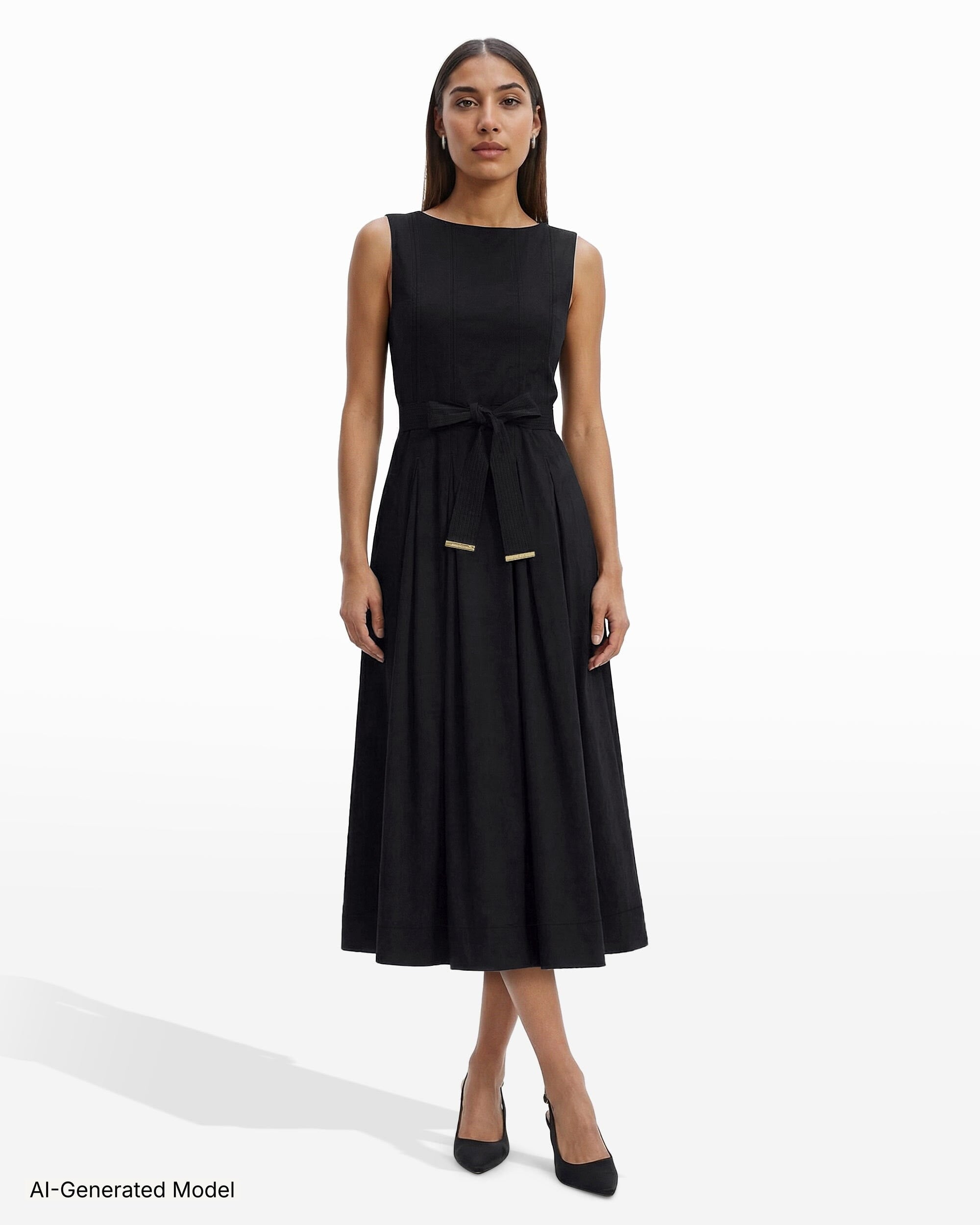 AI-generated model — Anne Klein