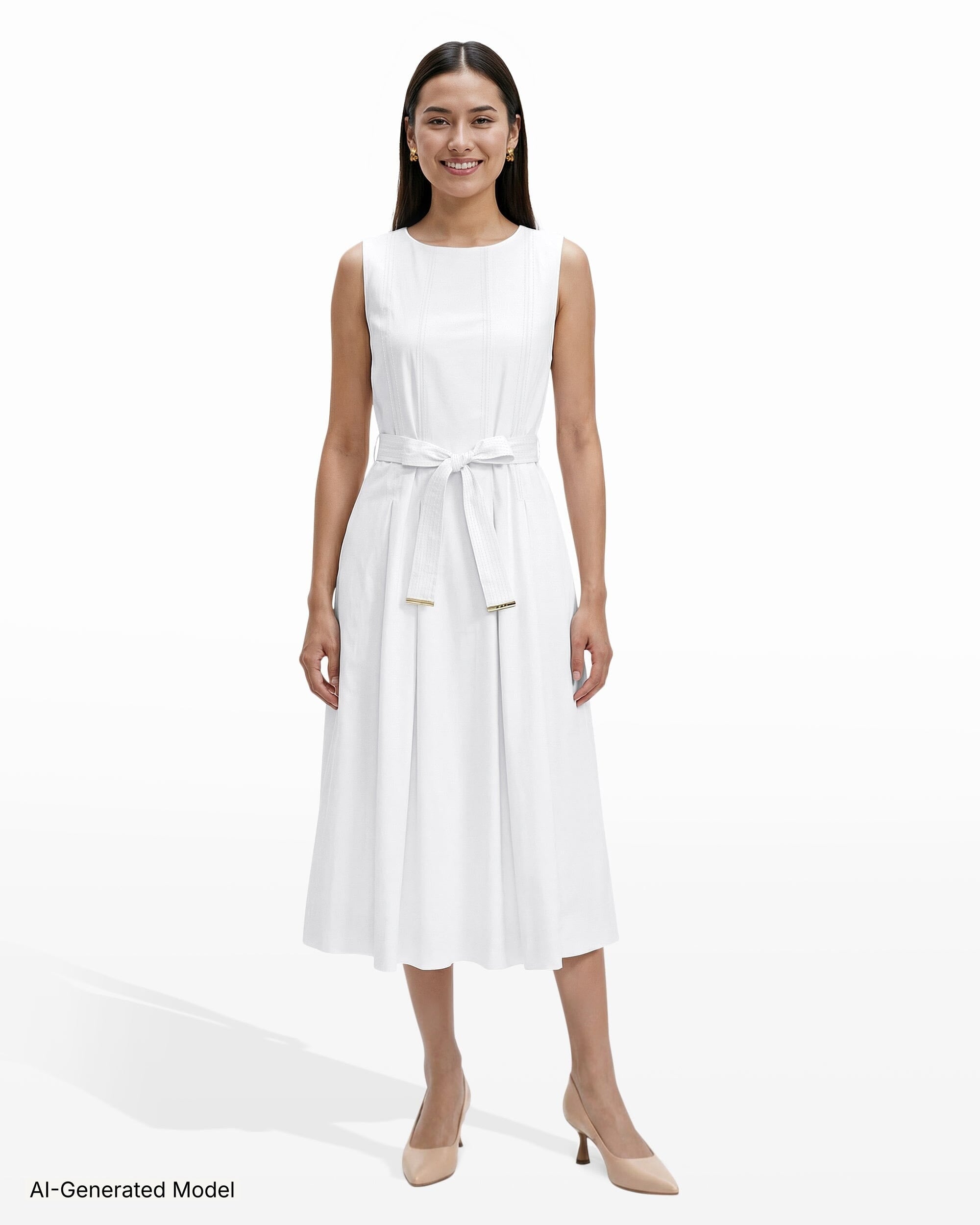 AI-generated model — Anne Klein