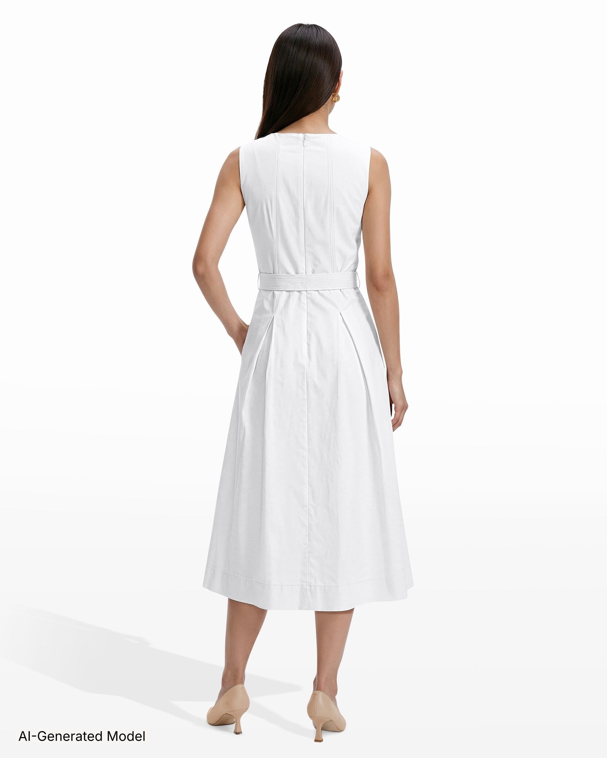 AI-generated model — Anne Klein