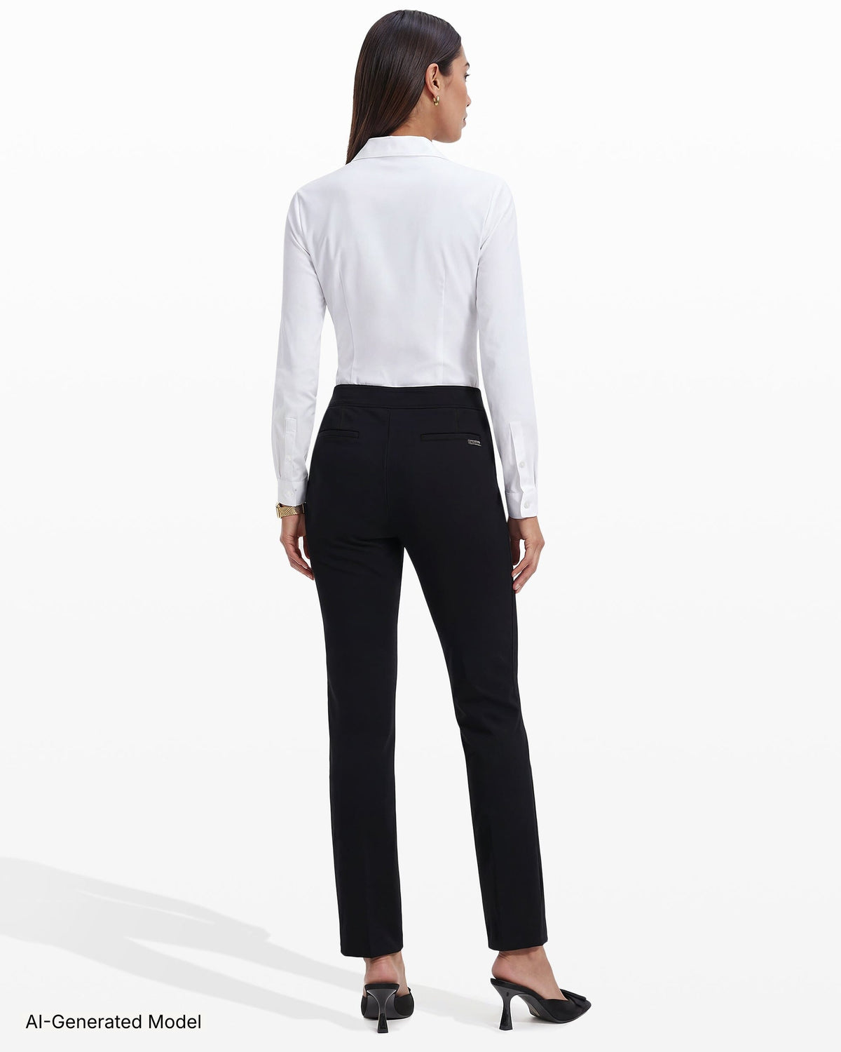 AI-generated model — Anne Klein