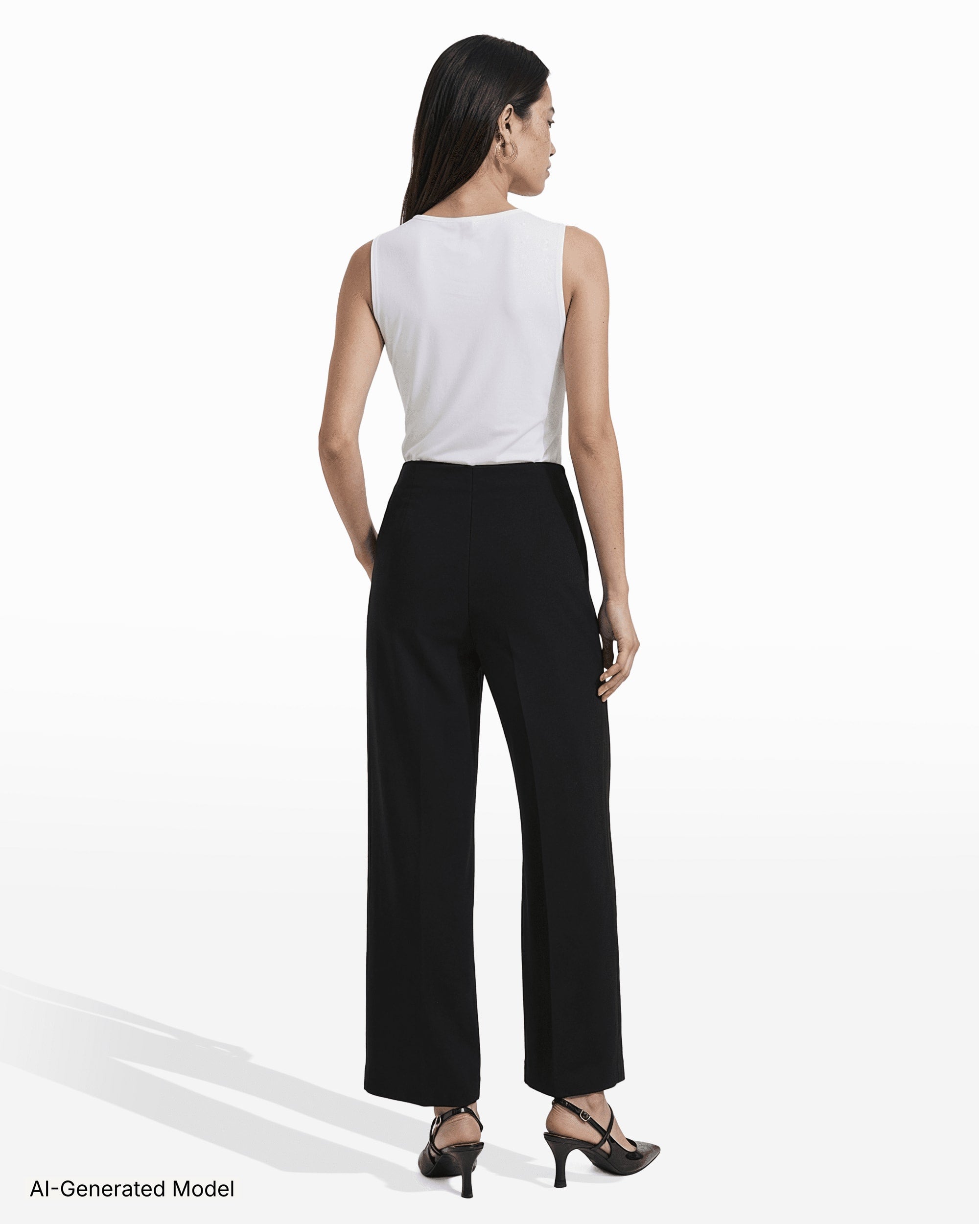 AI-generated model — Anne Klein