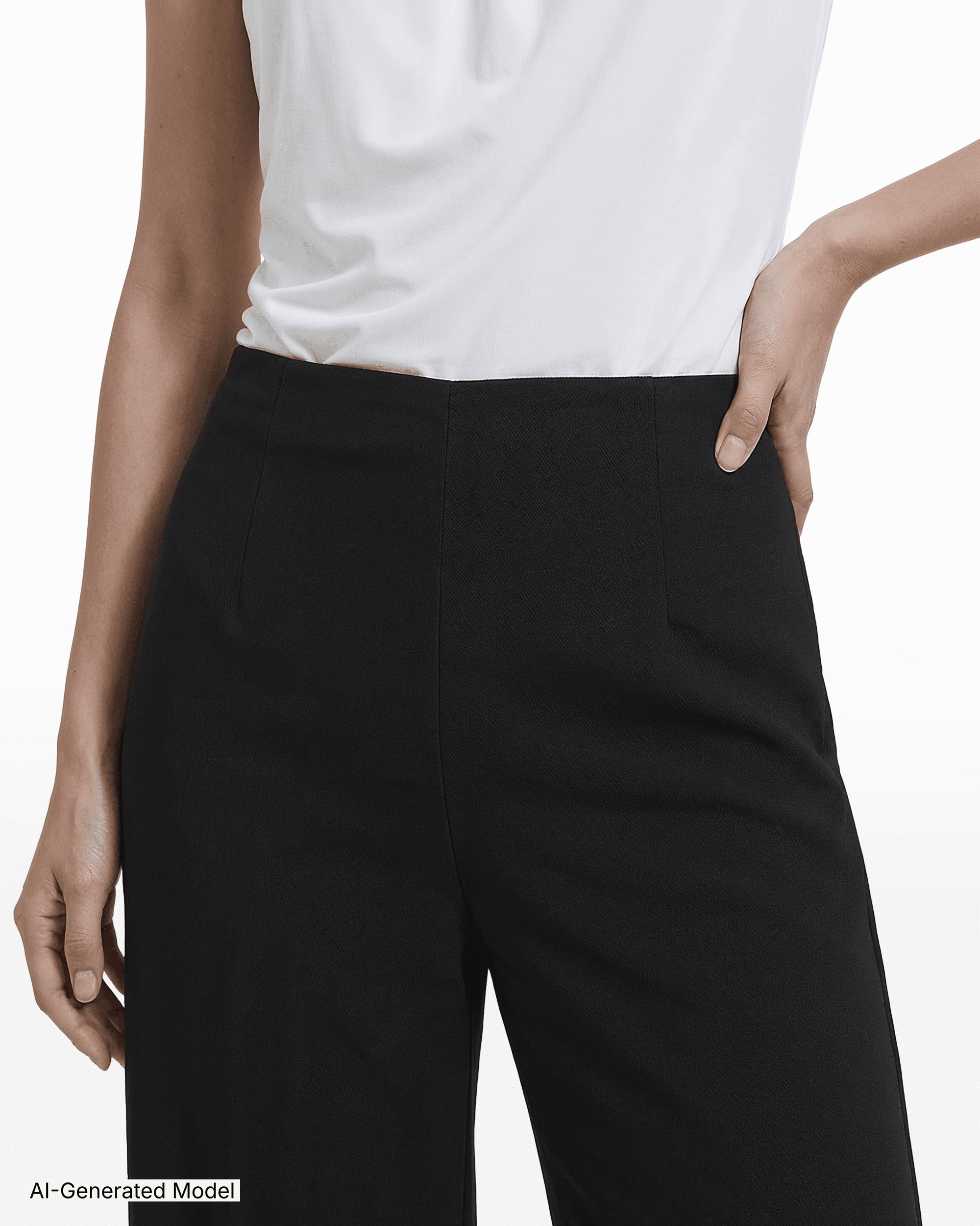 AI-generated model — Anne Klein