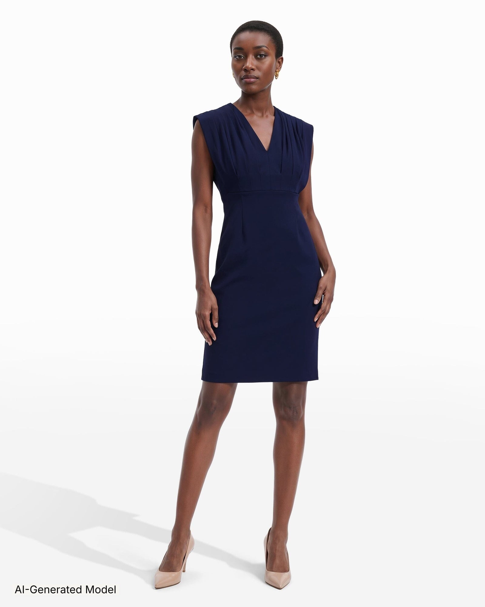 anne klein white and blue stripes bow dress Hunter Cloud Ribbon Stripe Midi Hand wash cold Clothing - Anne Klein Tagged