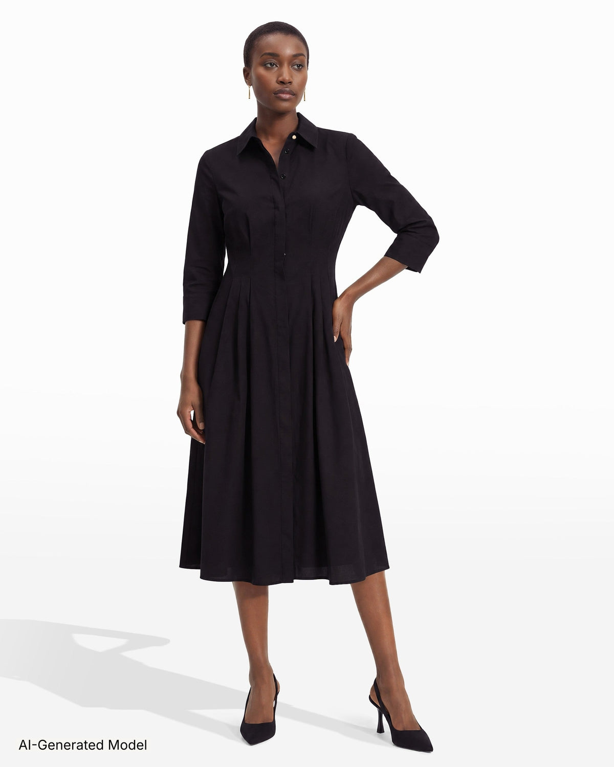 AI-generated model — Anne Klein