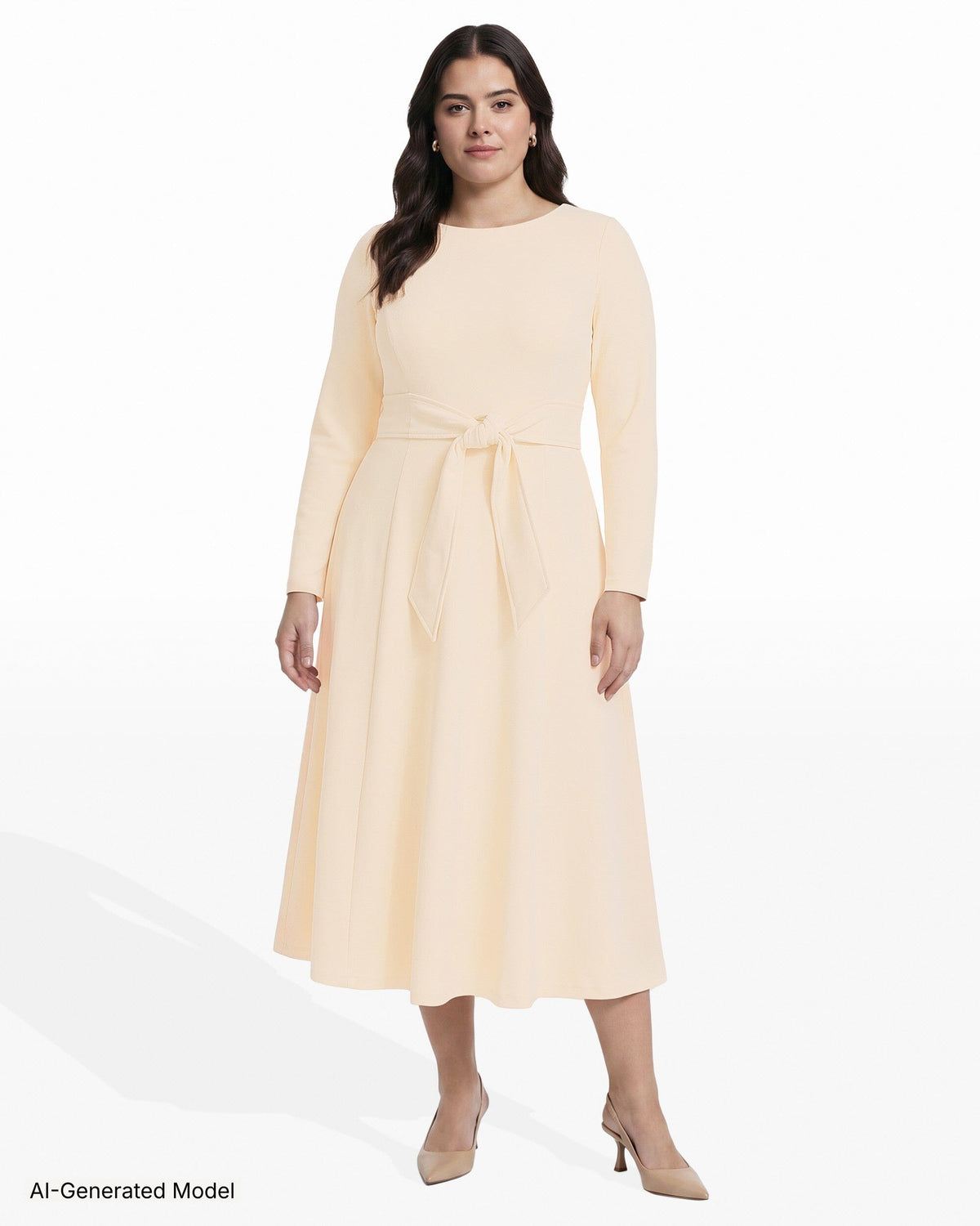 AI-generated model — Anne Klein