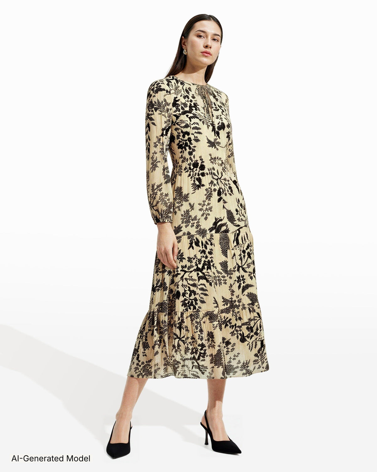 Anne Klein Plus Tiered Patio Dress