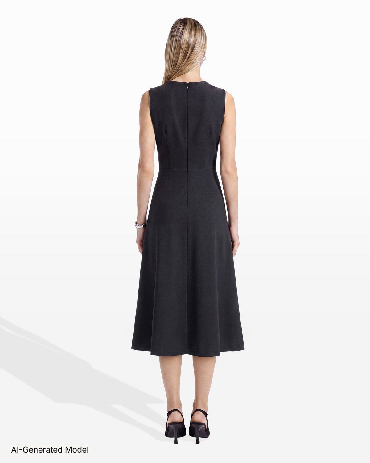AI-generated model — Anne Klein