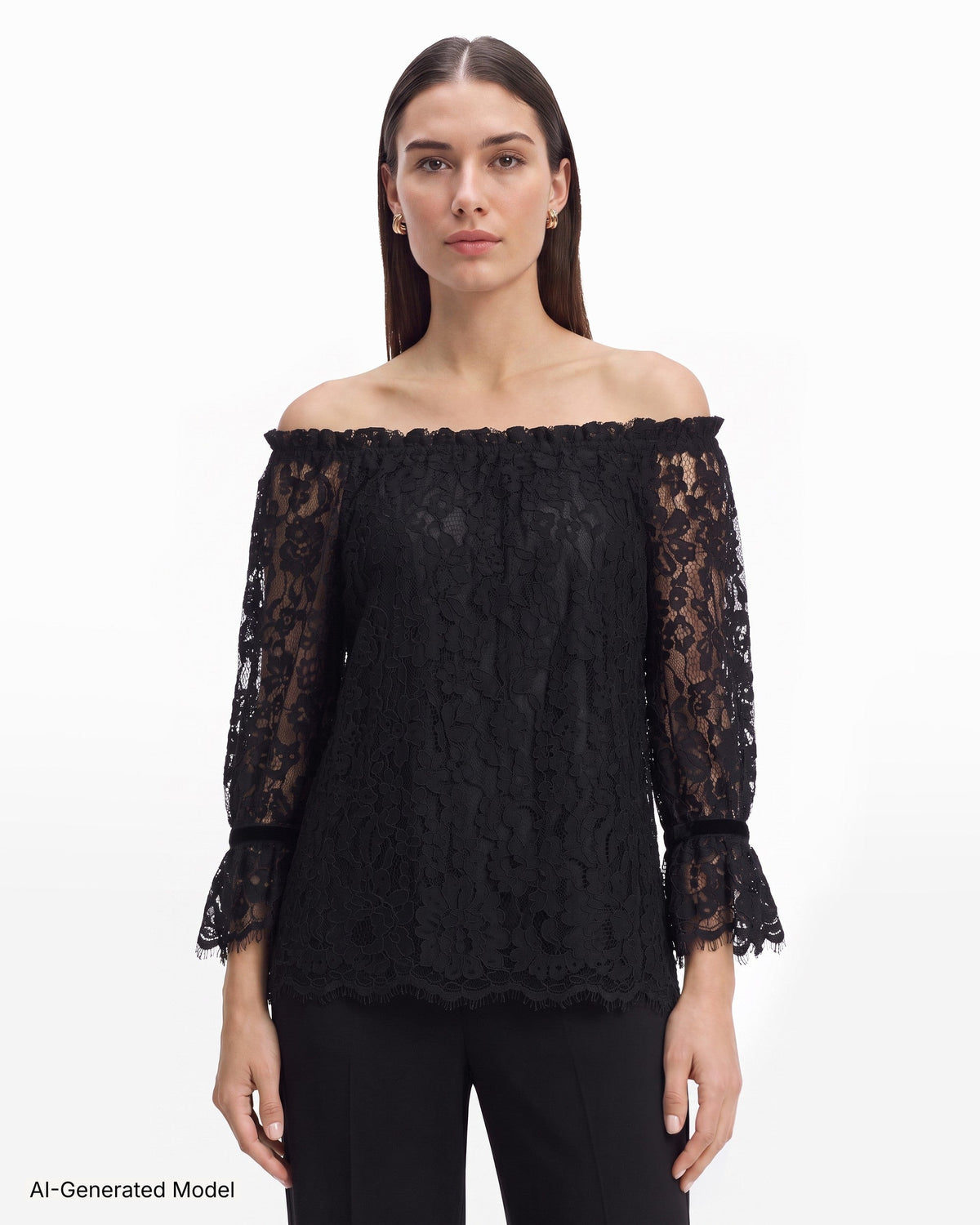 AI-generated model — Anne Klein