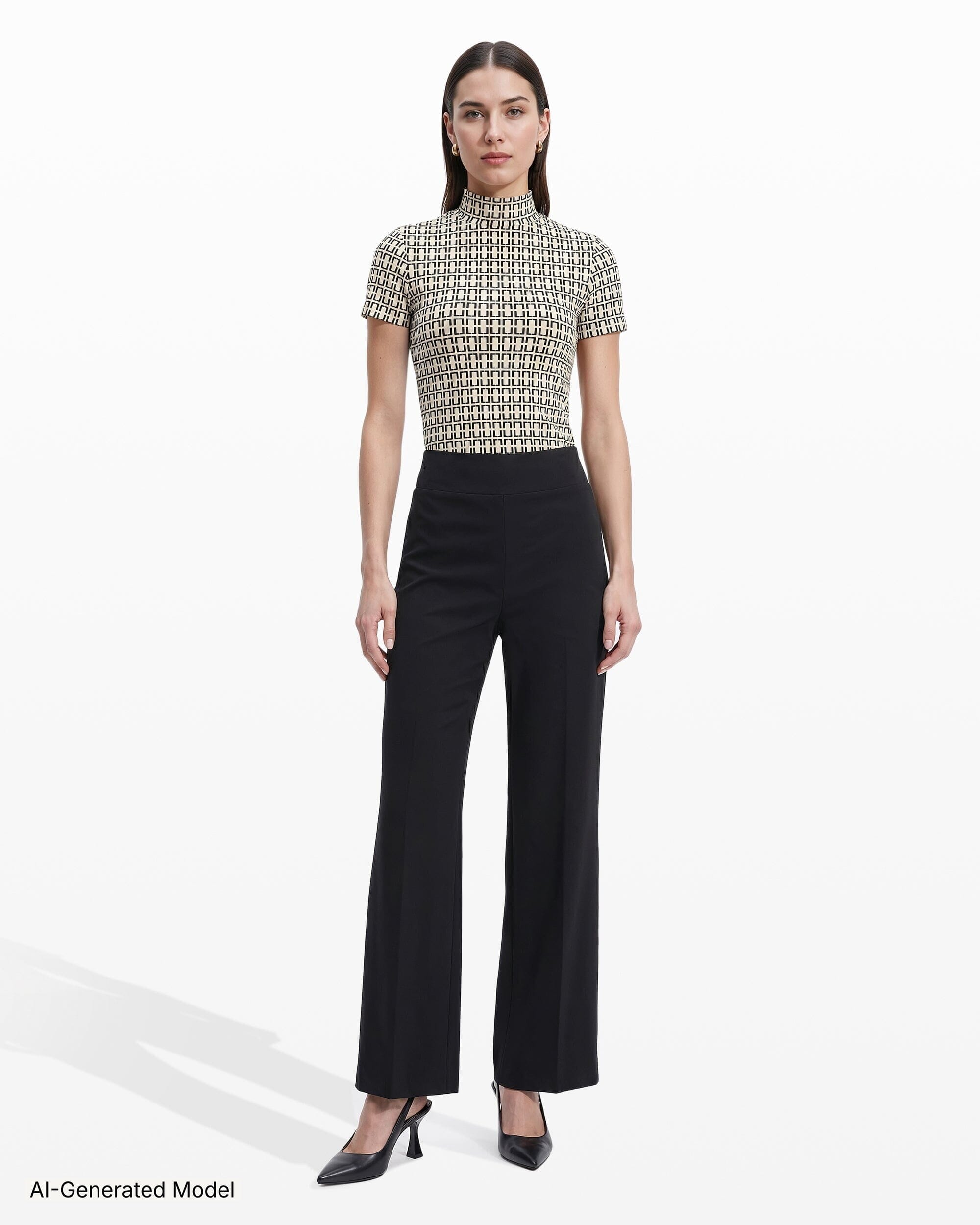 Anne Klein Pull On Wide Leg
