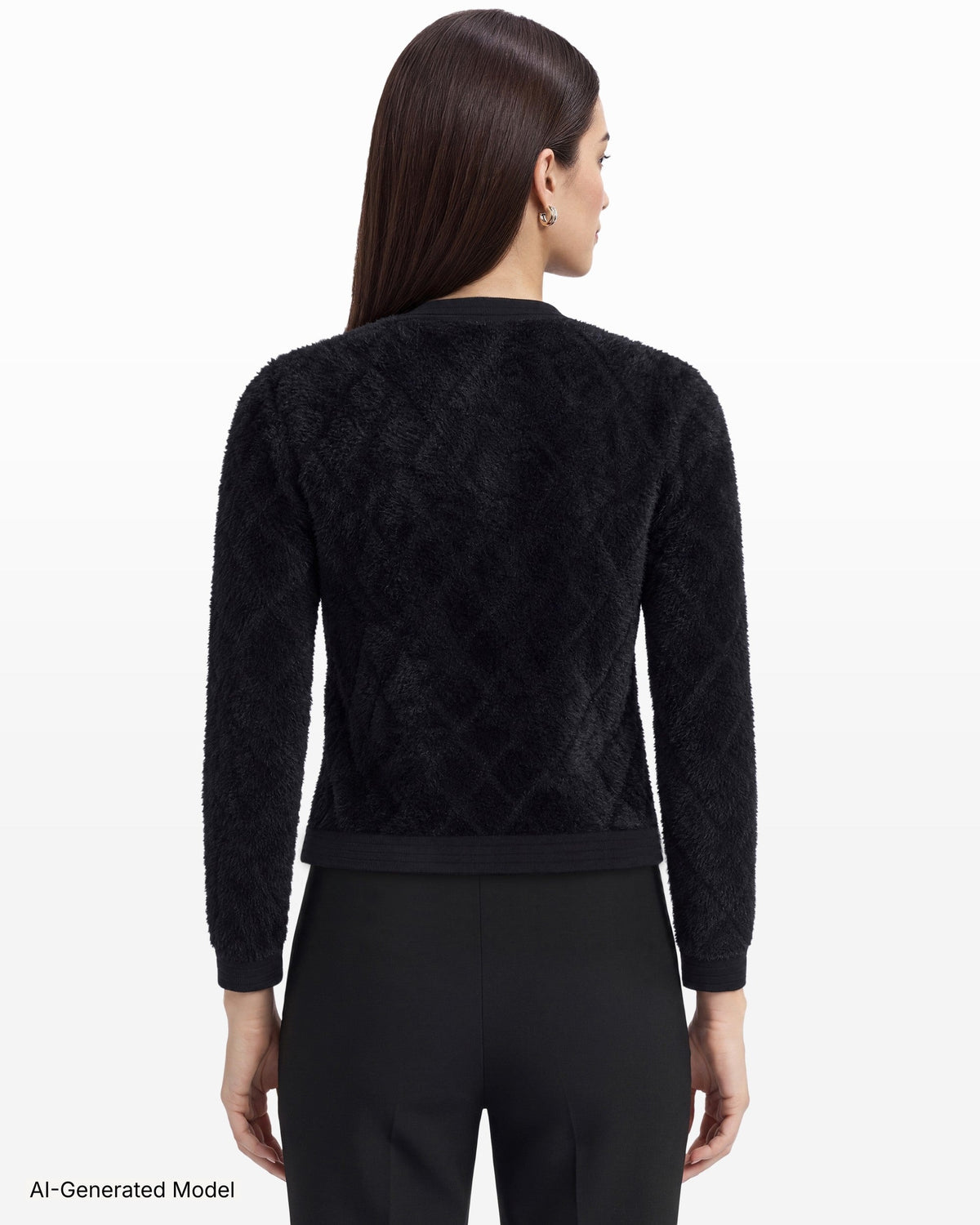AI-generated model — Anne Klein