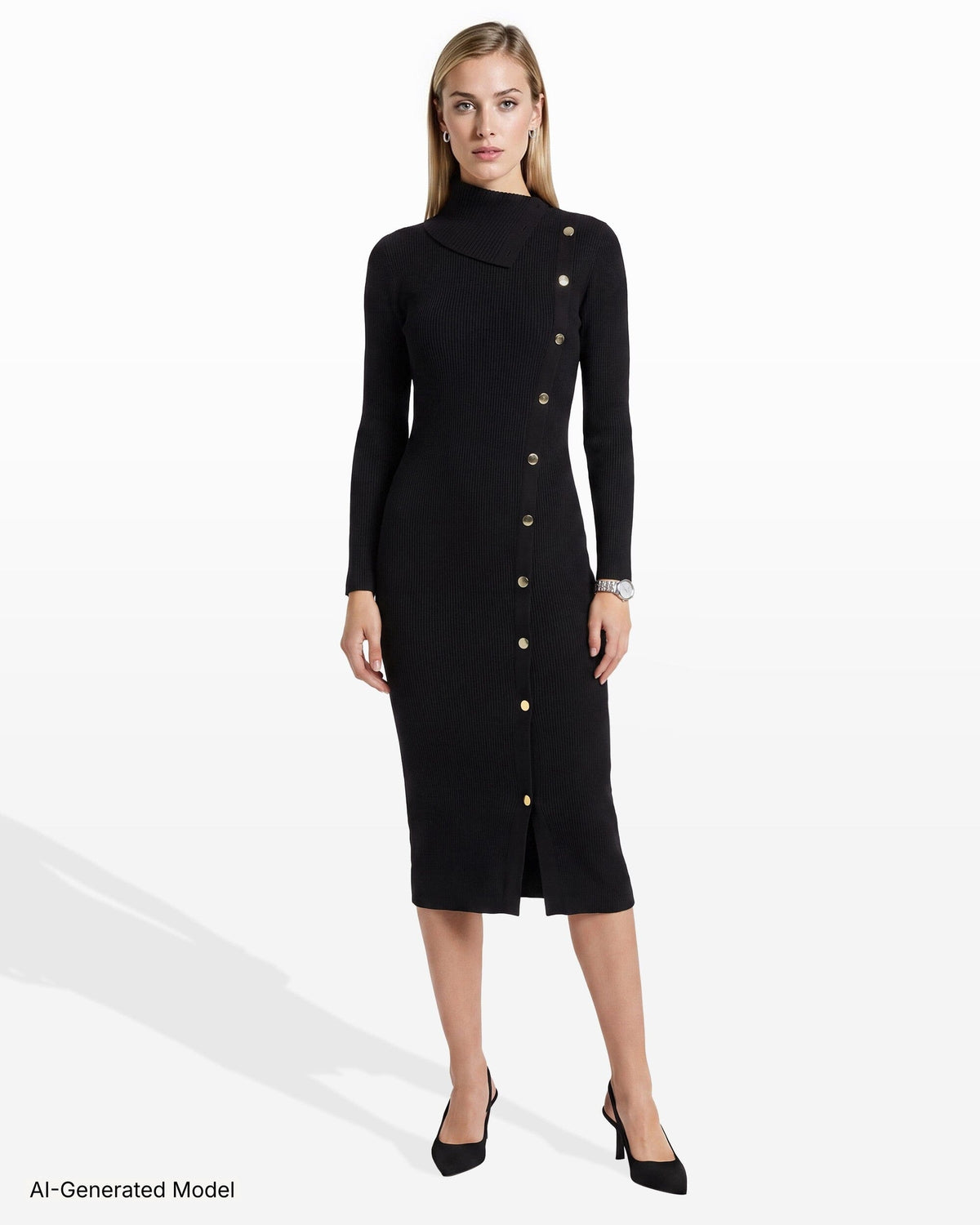 AI-generated model — Anne Klein