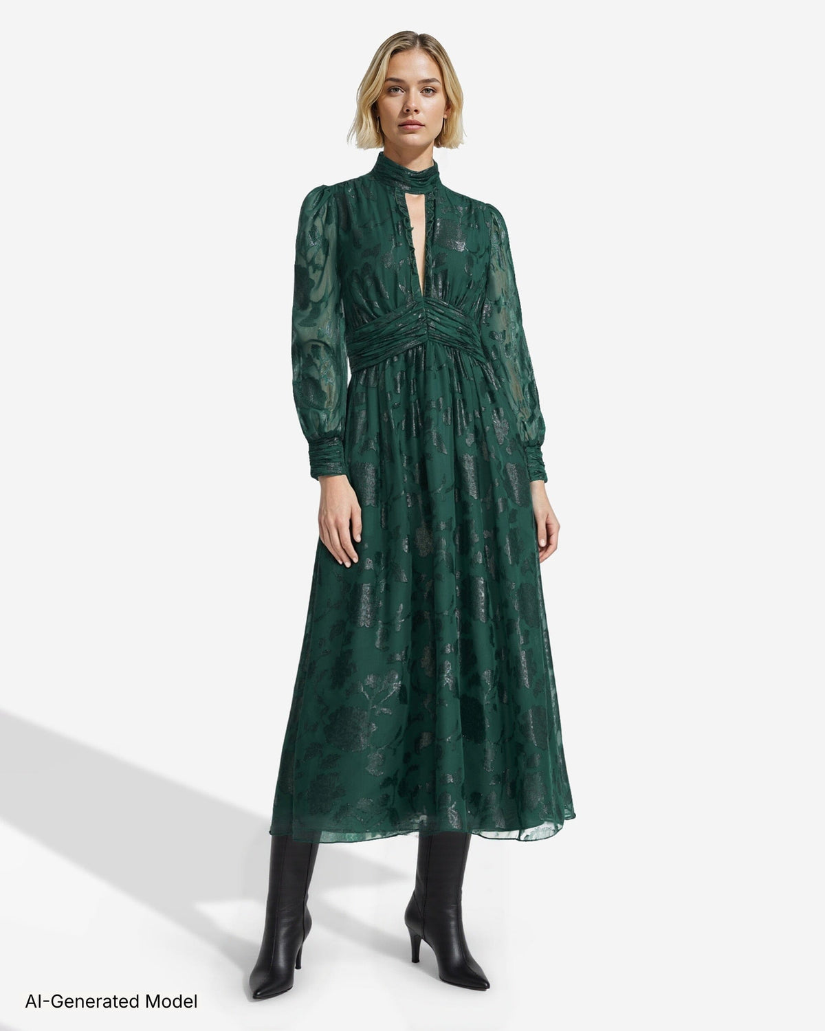 AI-generated model — Anne Klein