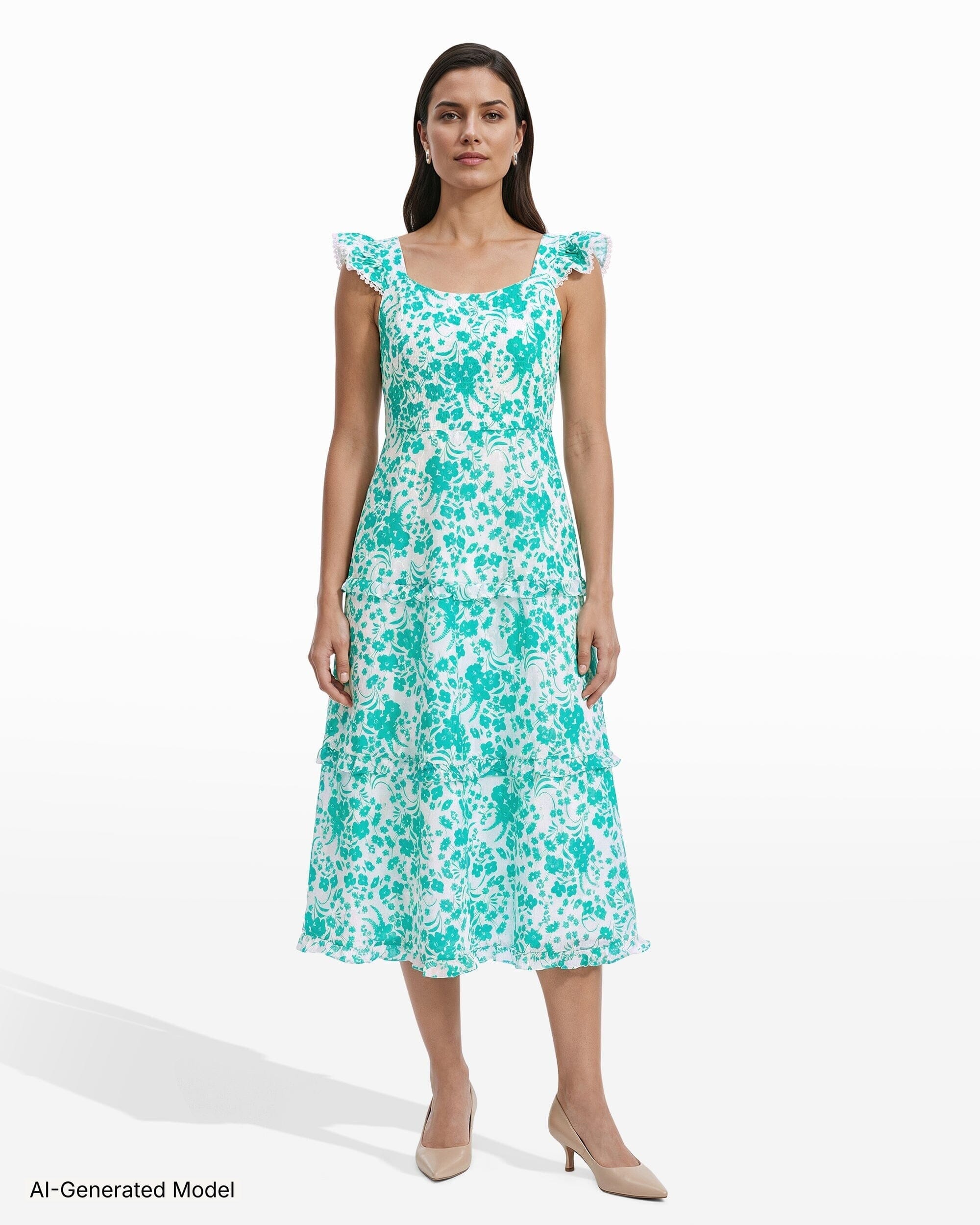 green midi tiered dress Emerald Green Sleeveless Tiered Midi Dress | Womens | X-Small (Also in XXS, L, XL) | 100% Polyester | Lulus | Green Dresses | Homecoming