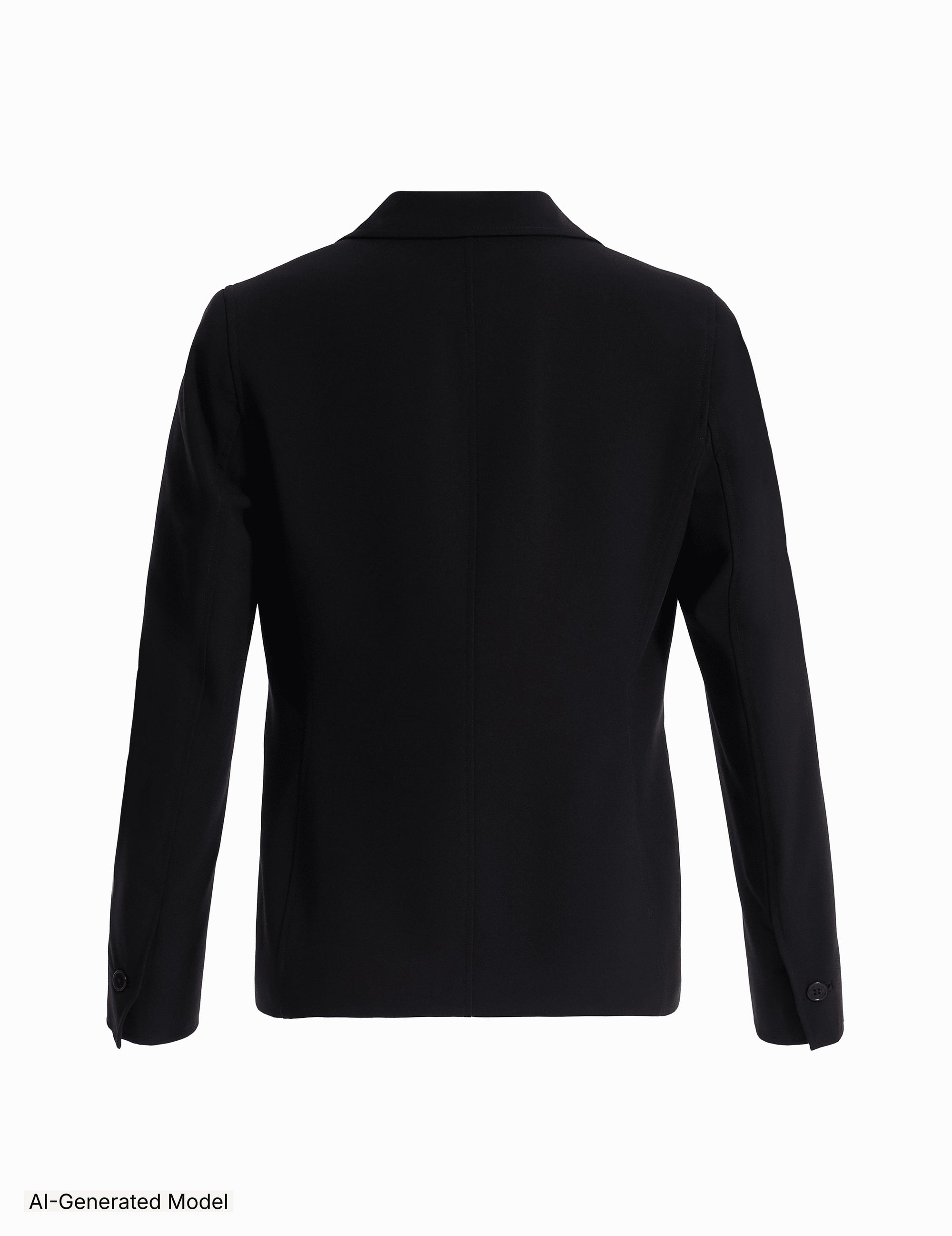Anne Klein Notch Collar Blazer With Princess Seams