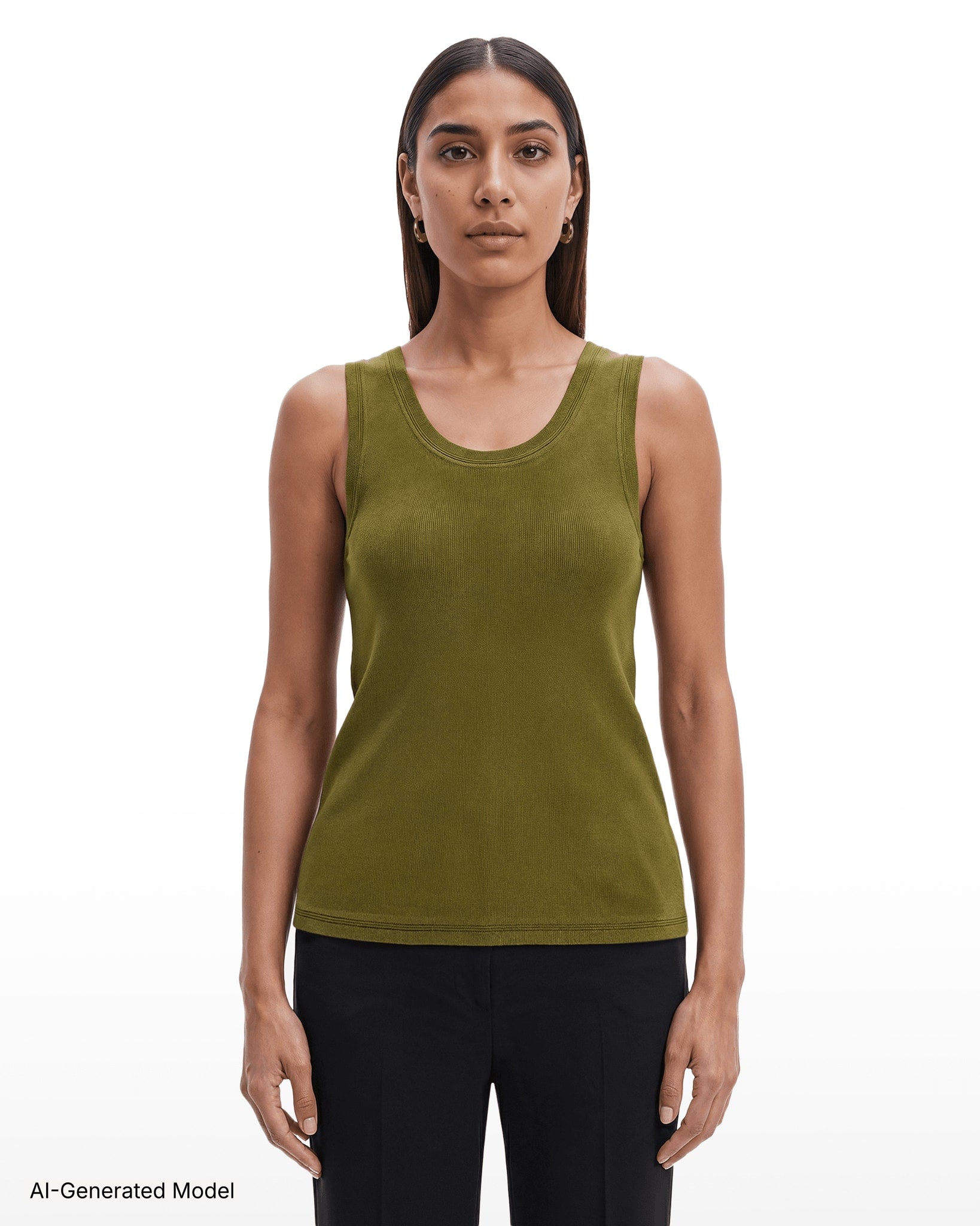 AI-generated model — Anne Klein
