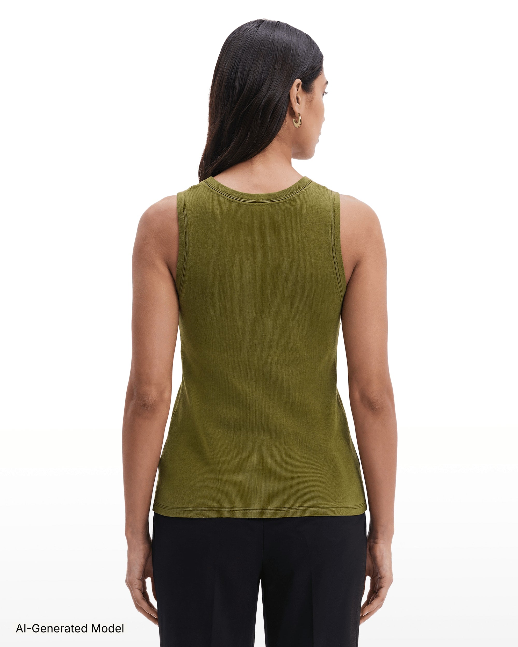 AI-generated model — Anne Klein