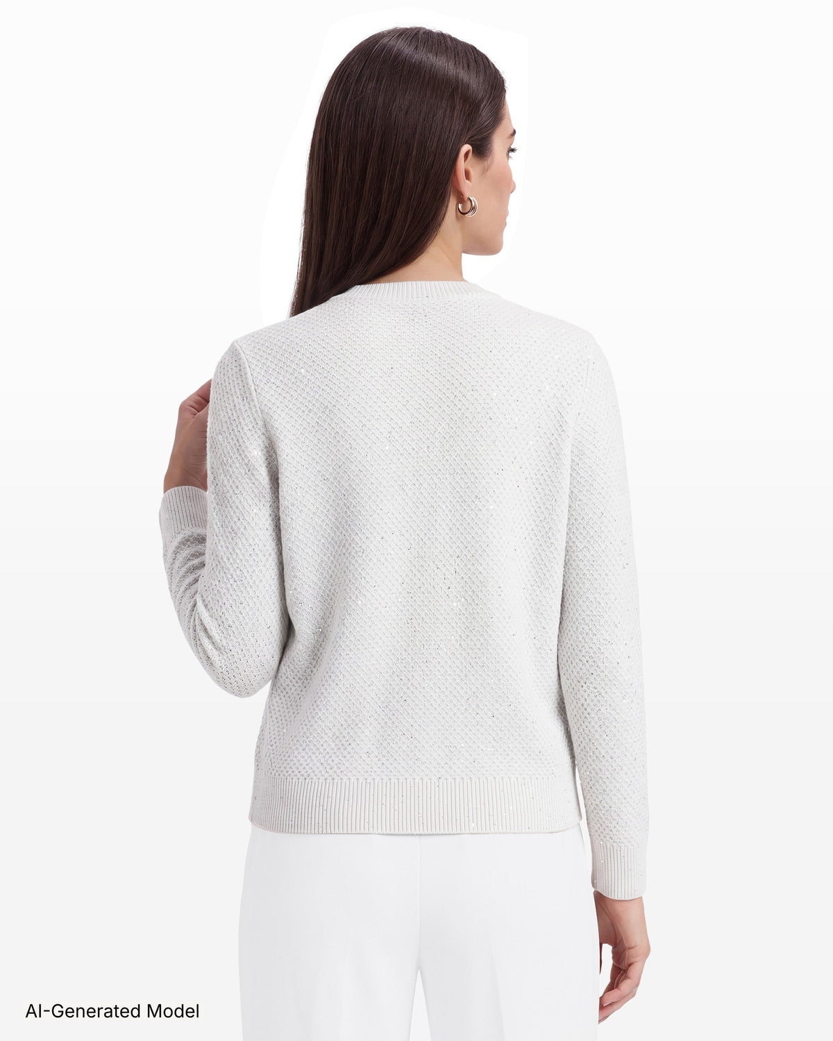 AI-generated model — Anne Klein