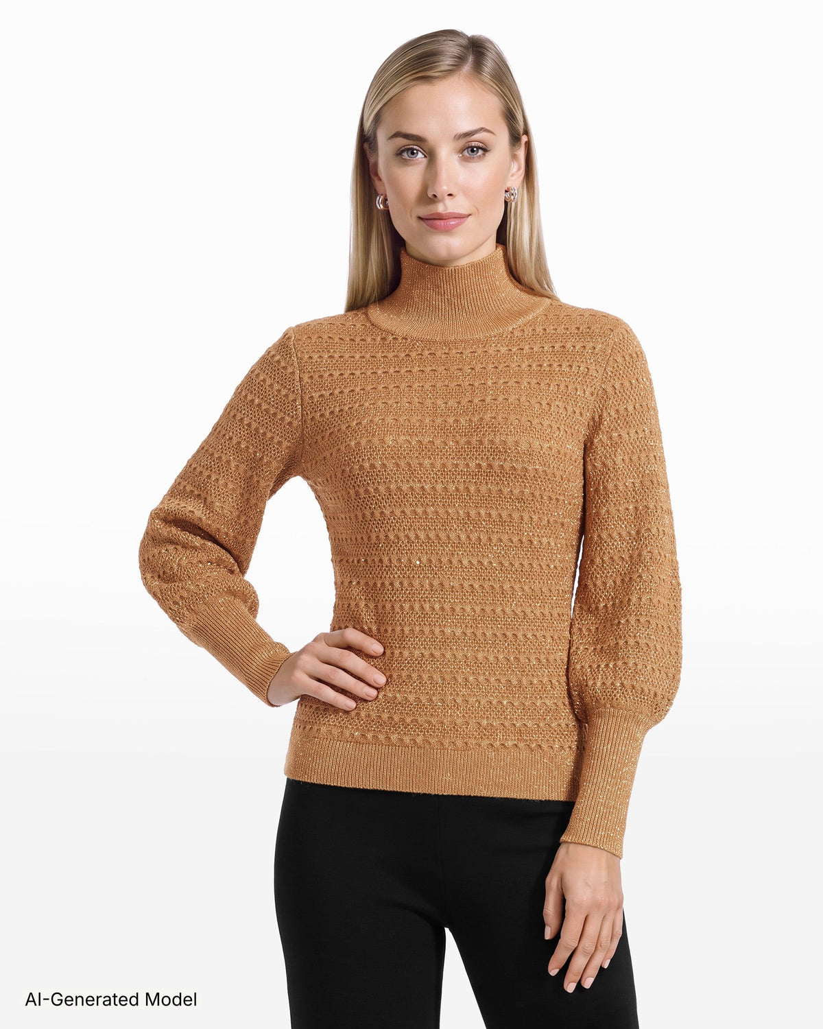 AI-generated model — Anne Klein
