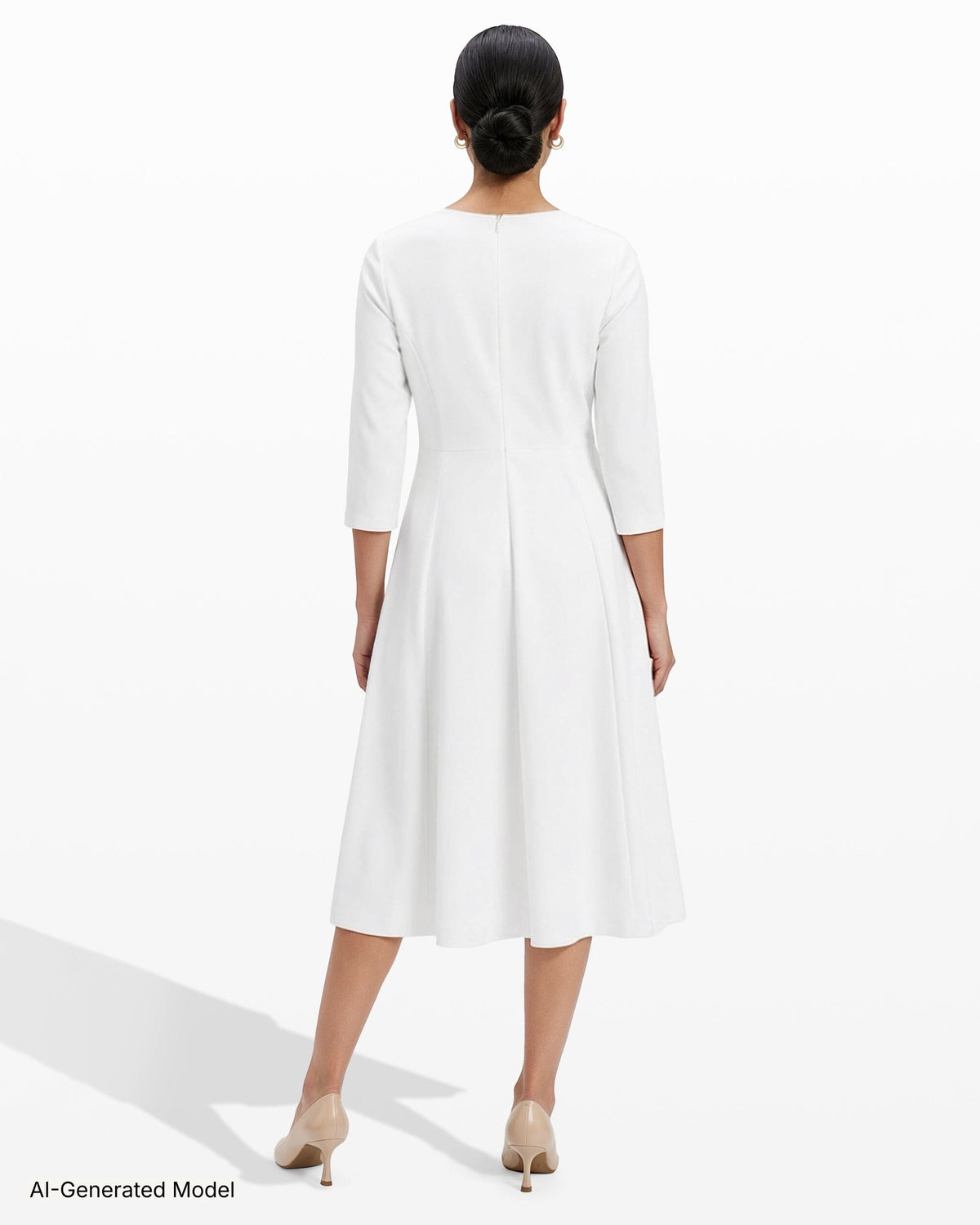 AI-generated model — Anne Klein