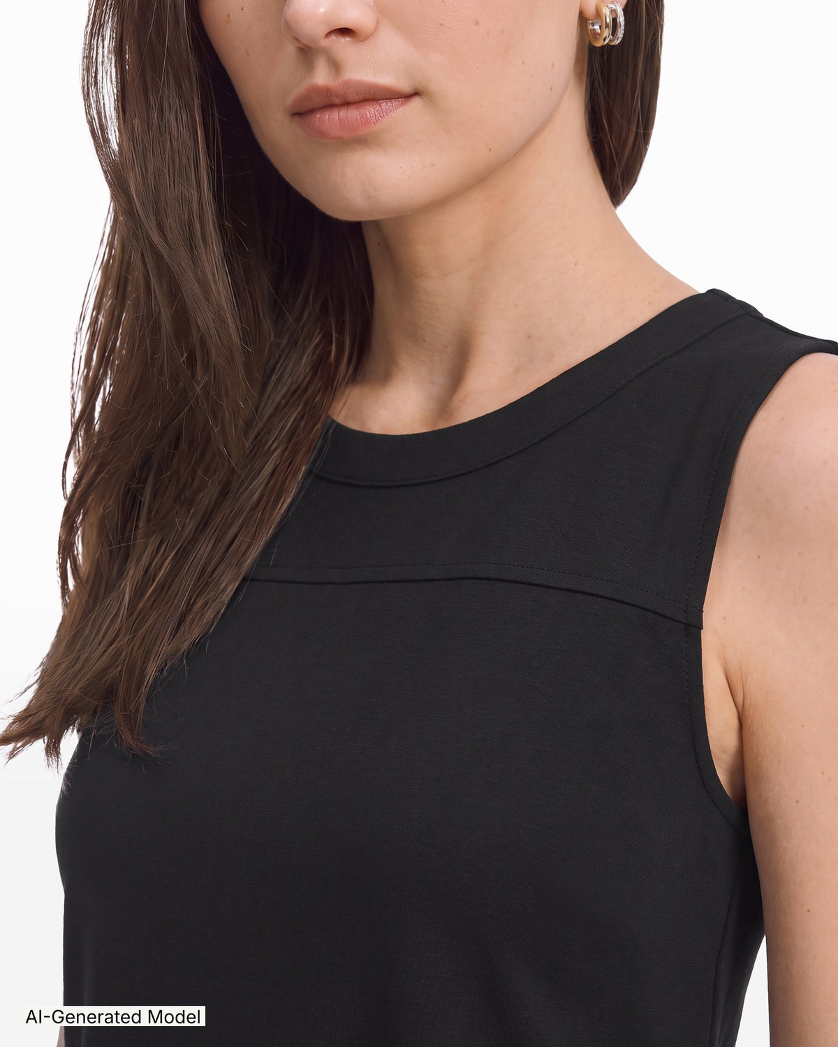 AI-generated model — Anne Klein