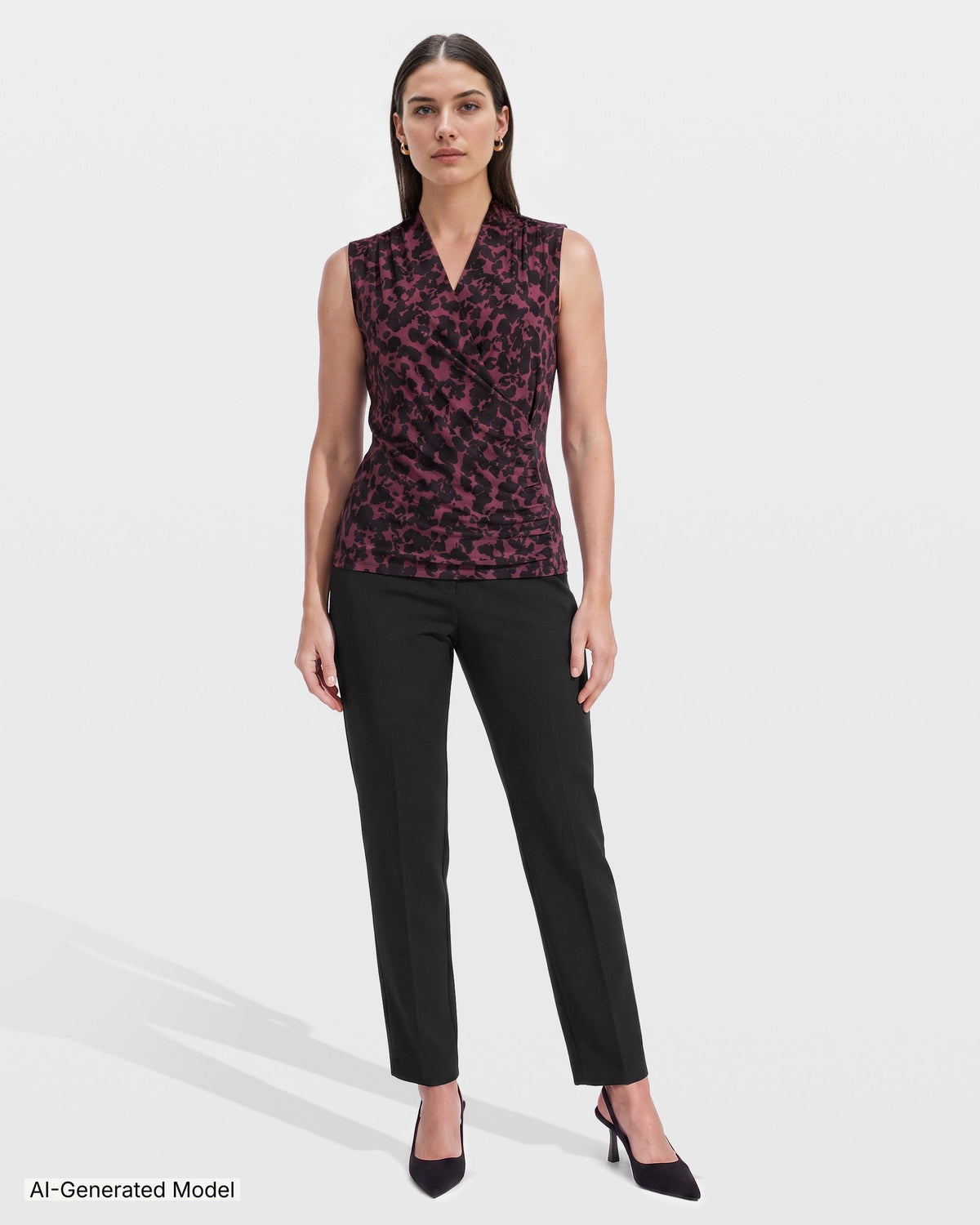 AI-generated model — Anne Klein