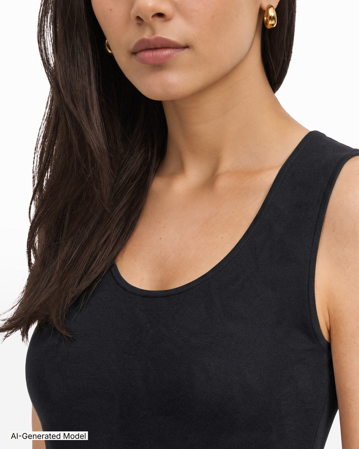 AI-generated model — Anne Klein