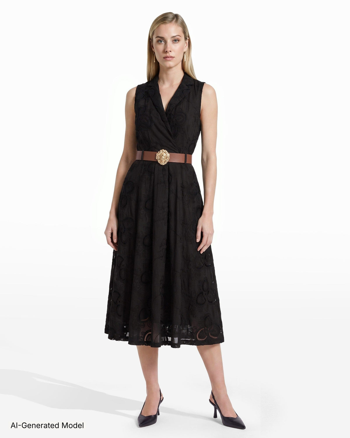 AI-generated model — Anne Klein
