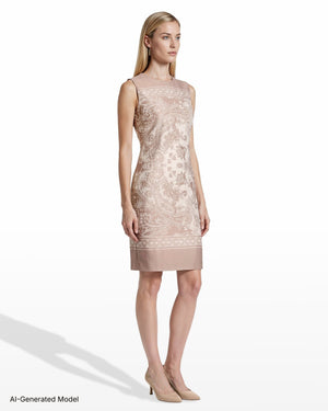Anne Klein Sleeveless Sheath Silhouette Dress