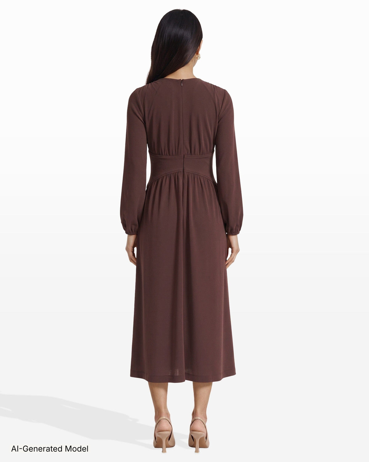 AI-generated model — Anne Klein