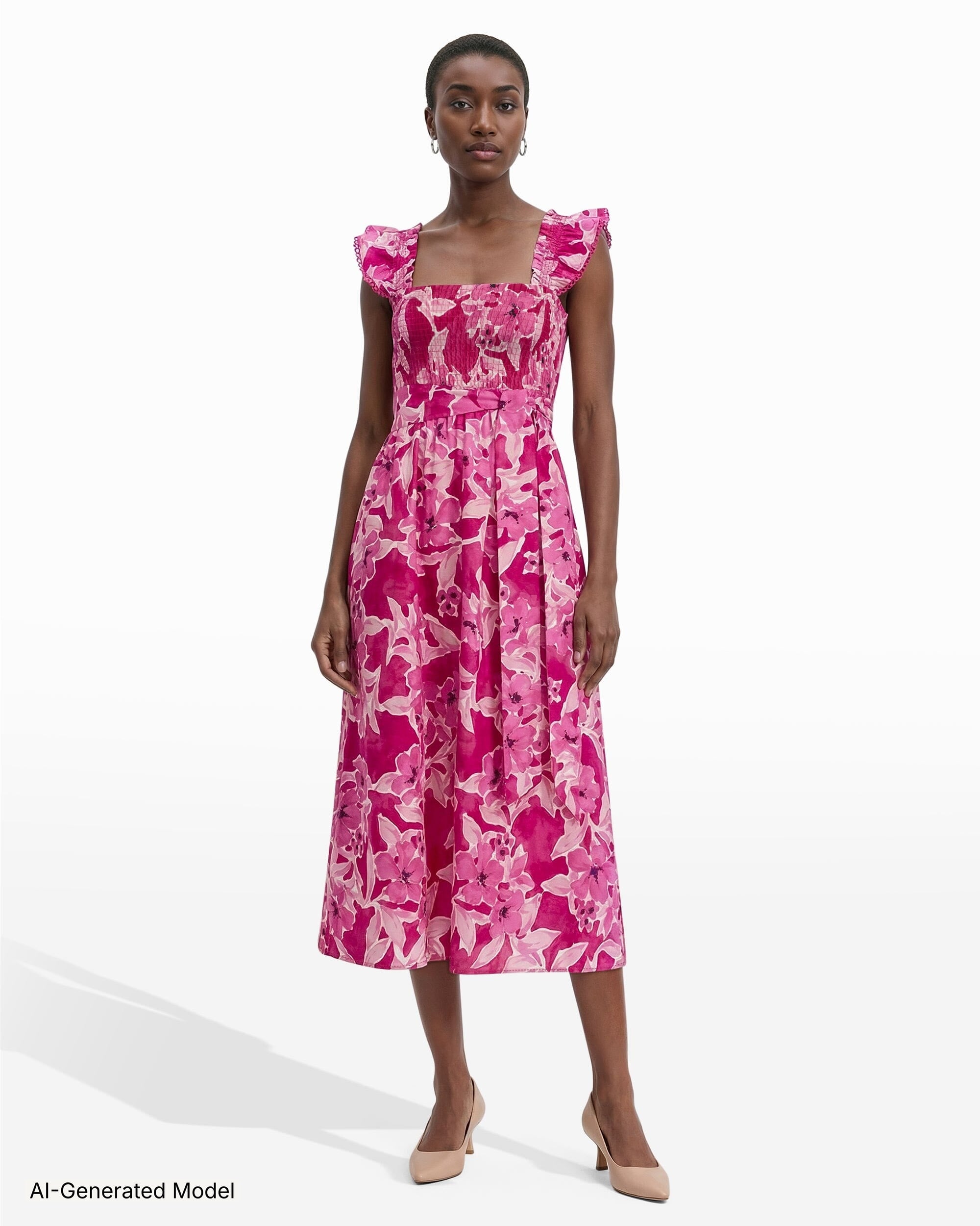 AI-generated model — Anne Klein
