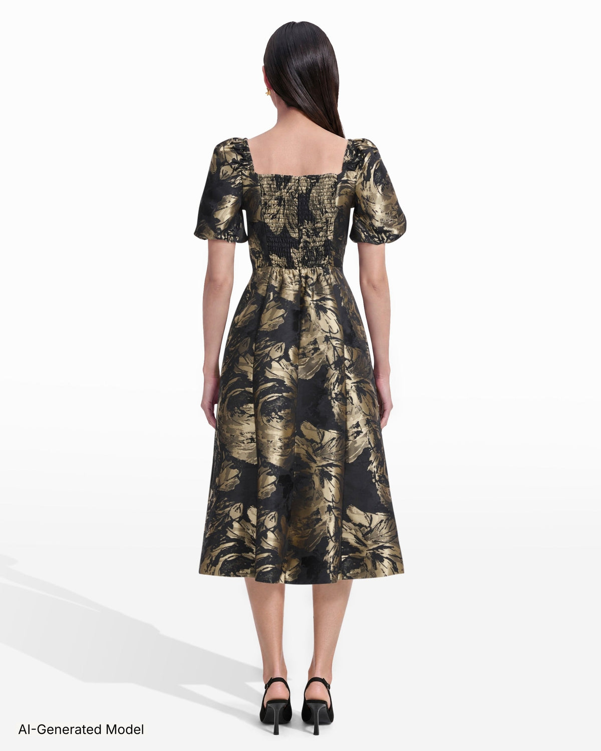 AI-generated model — Anne Klein